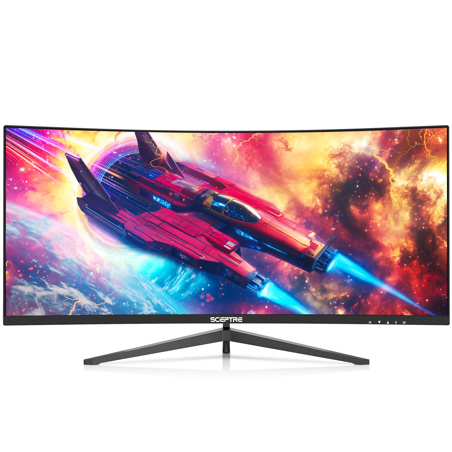 Sceptre New Curved 30-inch Gaming Monitor 200+Hz Build-in Speakers 2560 x 1080p HDMI x2 DP x2 2025