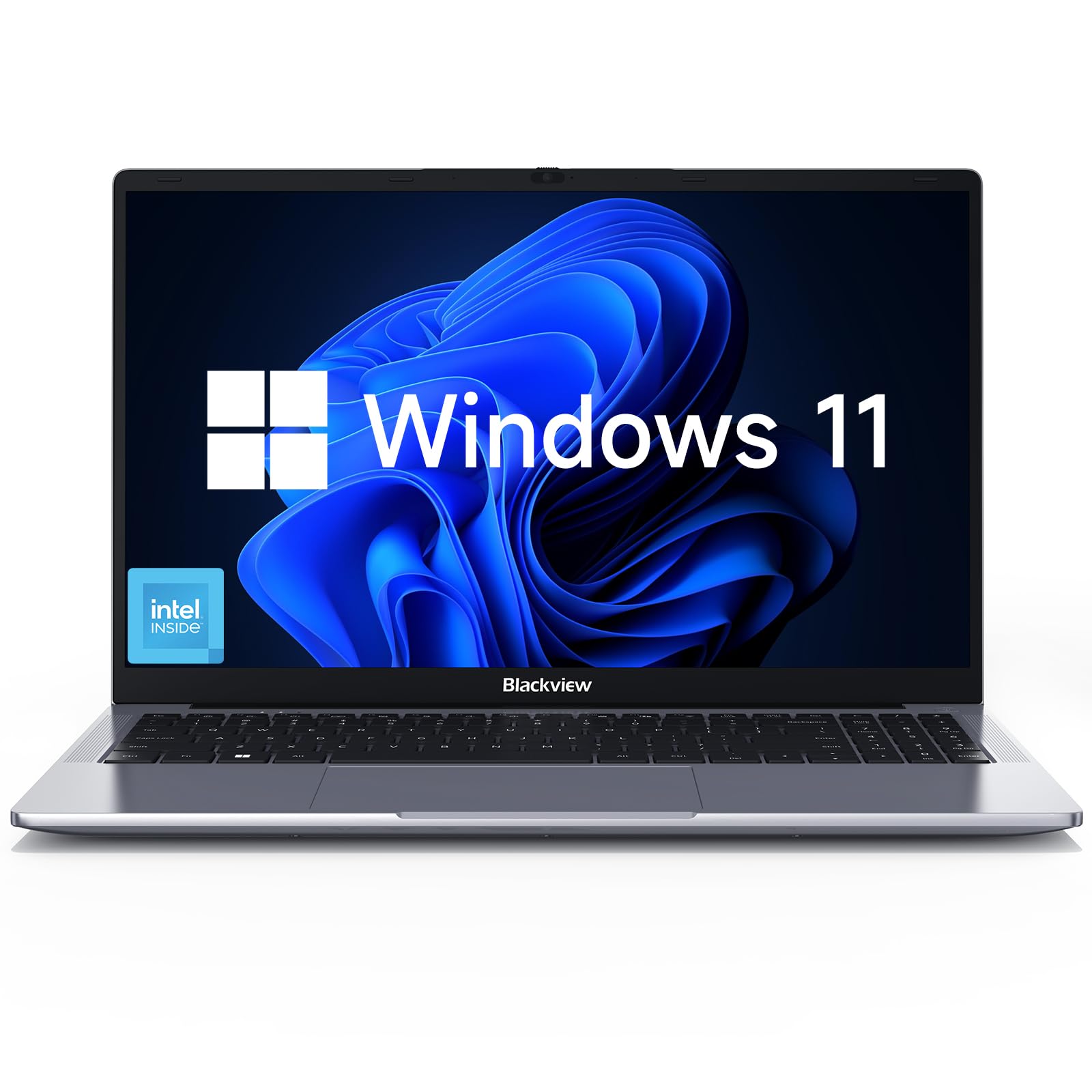 Blackview Laptop 2025, Laptops Computer for Business Student, Quad-Core N150 (Up to 3.6GHz, Beat N5095/N95/N97/N100), 16GB DDR4 256GB SSD, 15.6” FHD IPS TÜV Screen, 100W Type-C Fast Charge, 4K HDMI