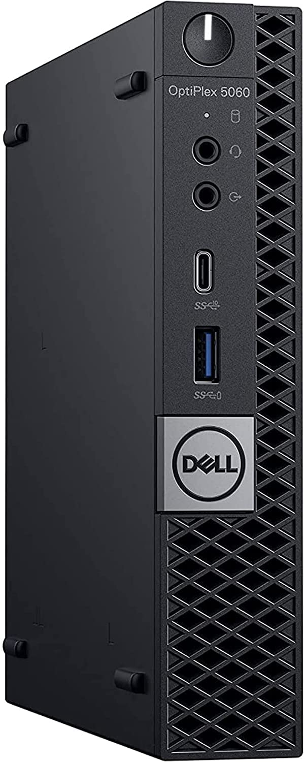 Dell OptiPlex 5060 Micro Desktop Computer | Hexa Core Intel i5 (2.1) | 16GB DDR4 RAM | 512GB PCIe | Windows 11 Professional | Dell OptiPlex Home or Office PC (Renewed)