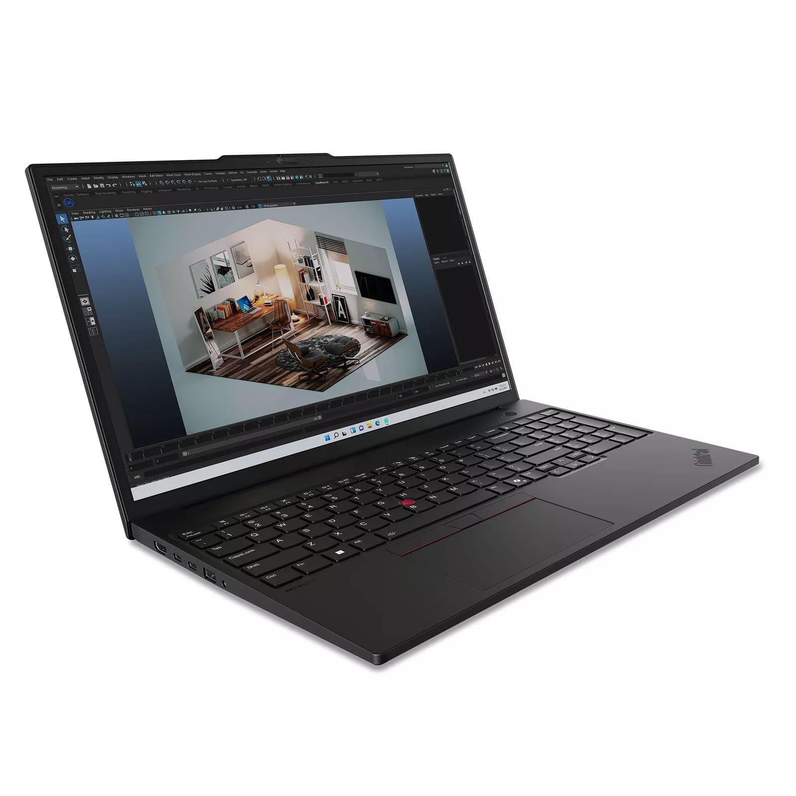 Lenovo ThinkPad P16s Gen 3 Intel Core Ultra 7 155H, 16C, 16" WQUXGA (3840 x 2400), OLED Non-Touch, 64GB RAM DDR5, 1 TB SSD, NVIDIA RTX 500 Ada Backlit KYB, Fingerprint Reader, Windows 11 Pro