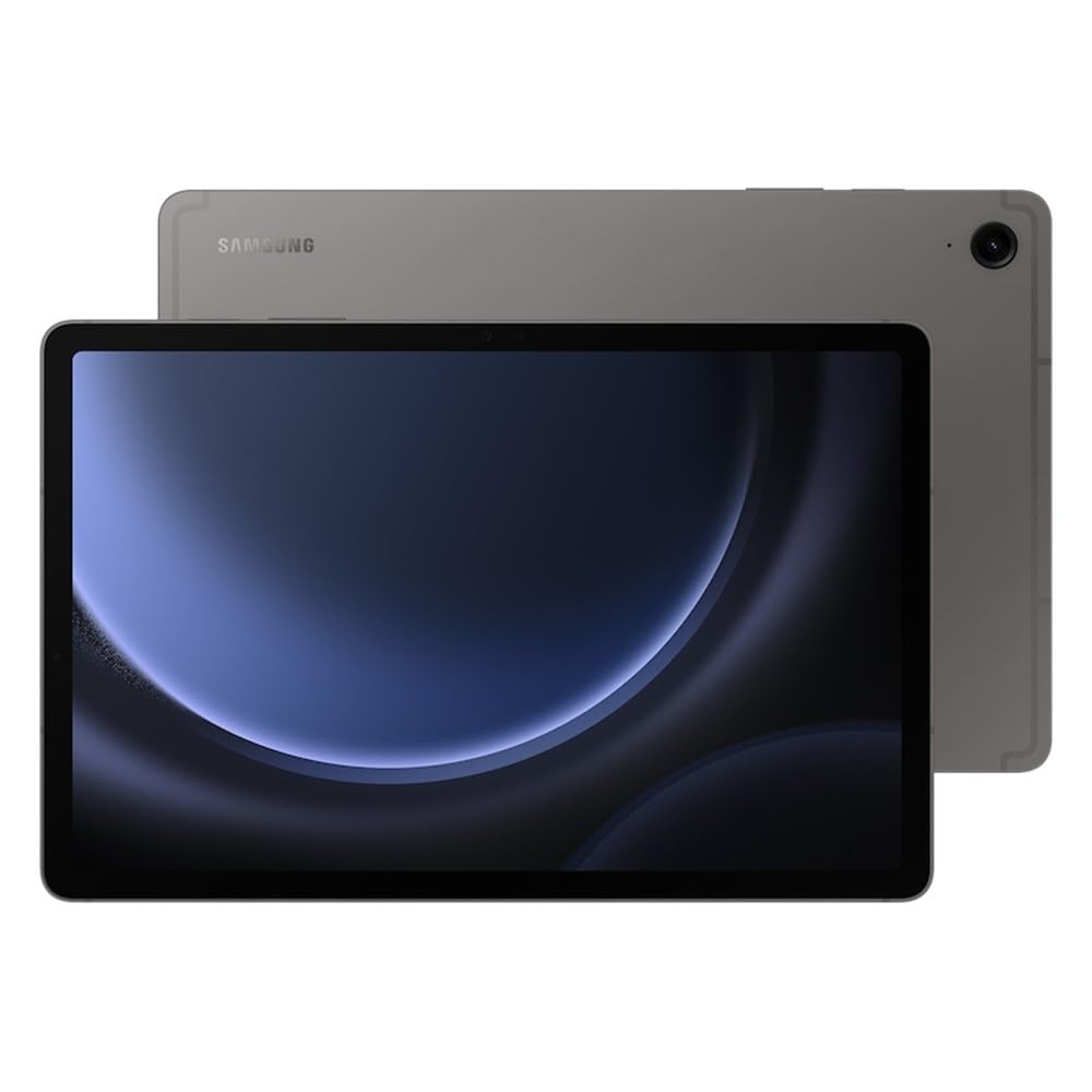 SAMSUNG Galaxy Tab S9 FE 5G (128GB, 6GB, WiFi + Cellular) Fully Unlocked Android Tablet, 10.9”, Wi-Fi 6, S Pen NOT Included, SM-X518U (Gray) (Renewed)