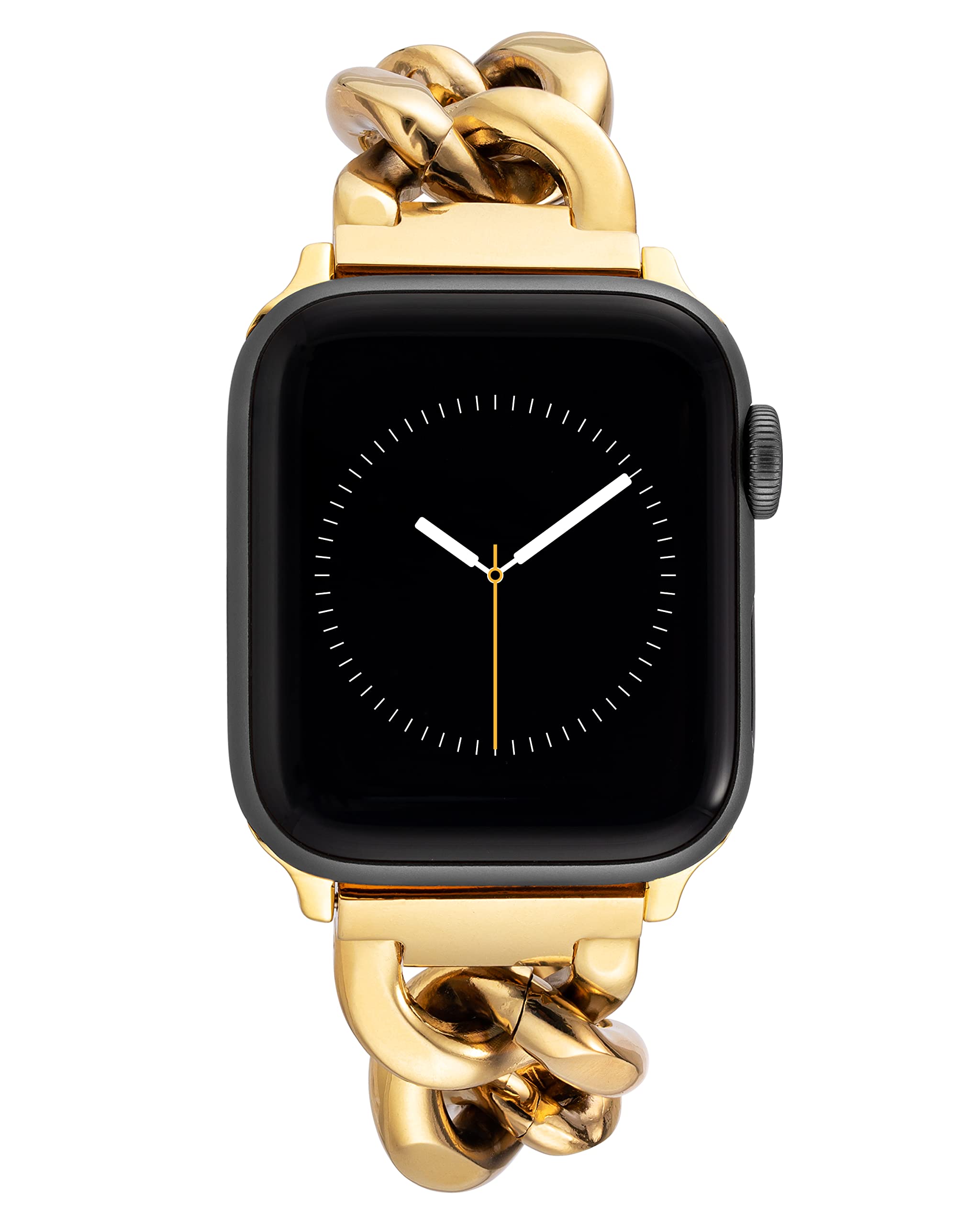 Anne Klein Fashion Chain Bracelet for Apple Watch, Secure, Adjustable, Apple Watch Replacement Band, Fits Most Wrists