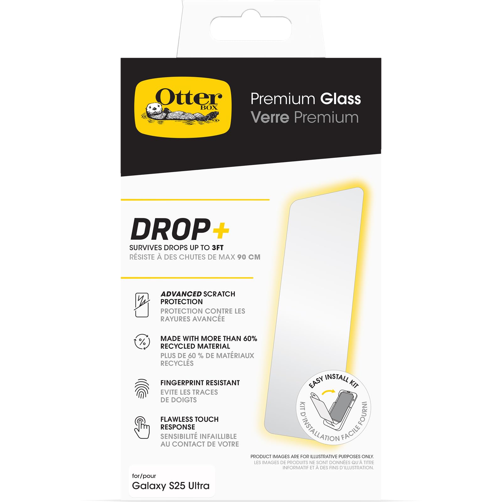 OtterBox Samsung Galaxy S25 Ultra Premium Glass