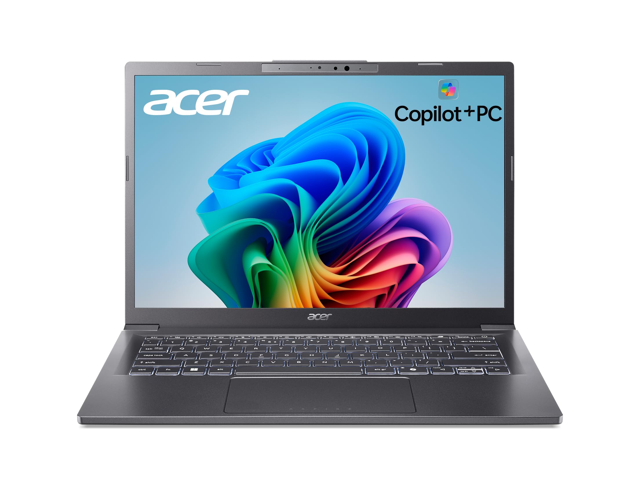 Acer Aspire 14 AI Copilot+ PC | 14" WUXGA Display | Intel Core Ultra 5 Processor 226V | NPU: Up to 40 Tops - GPU: Up to 53 Tops | Intel ARC 130V | 16GB LPDDR5X | 512GB SSD | Wi-Fi 6E | A14-52M-51S1