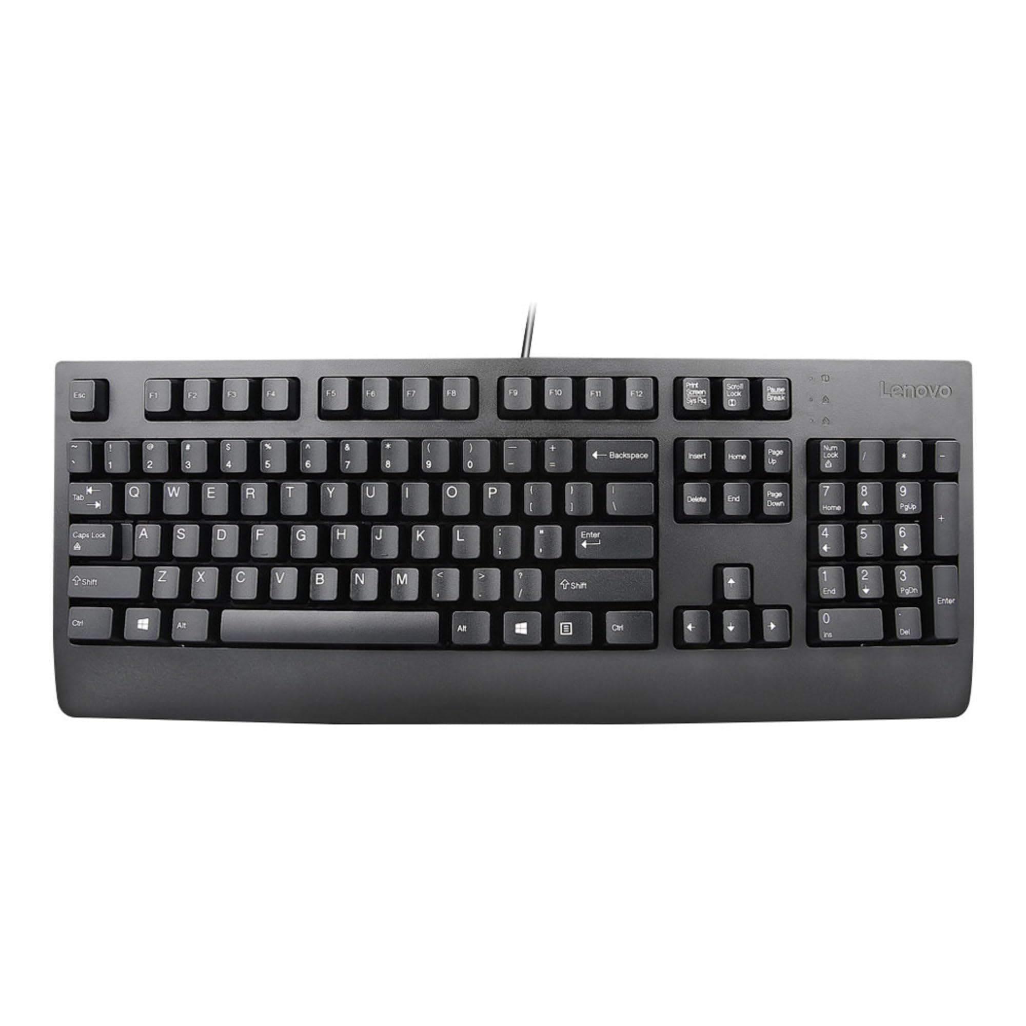 Lenovo Preferred Pro II Wired External USB Keyboard ( 4X30M86879) Factory Sealed Retail Product For USA, black