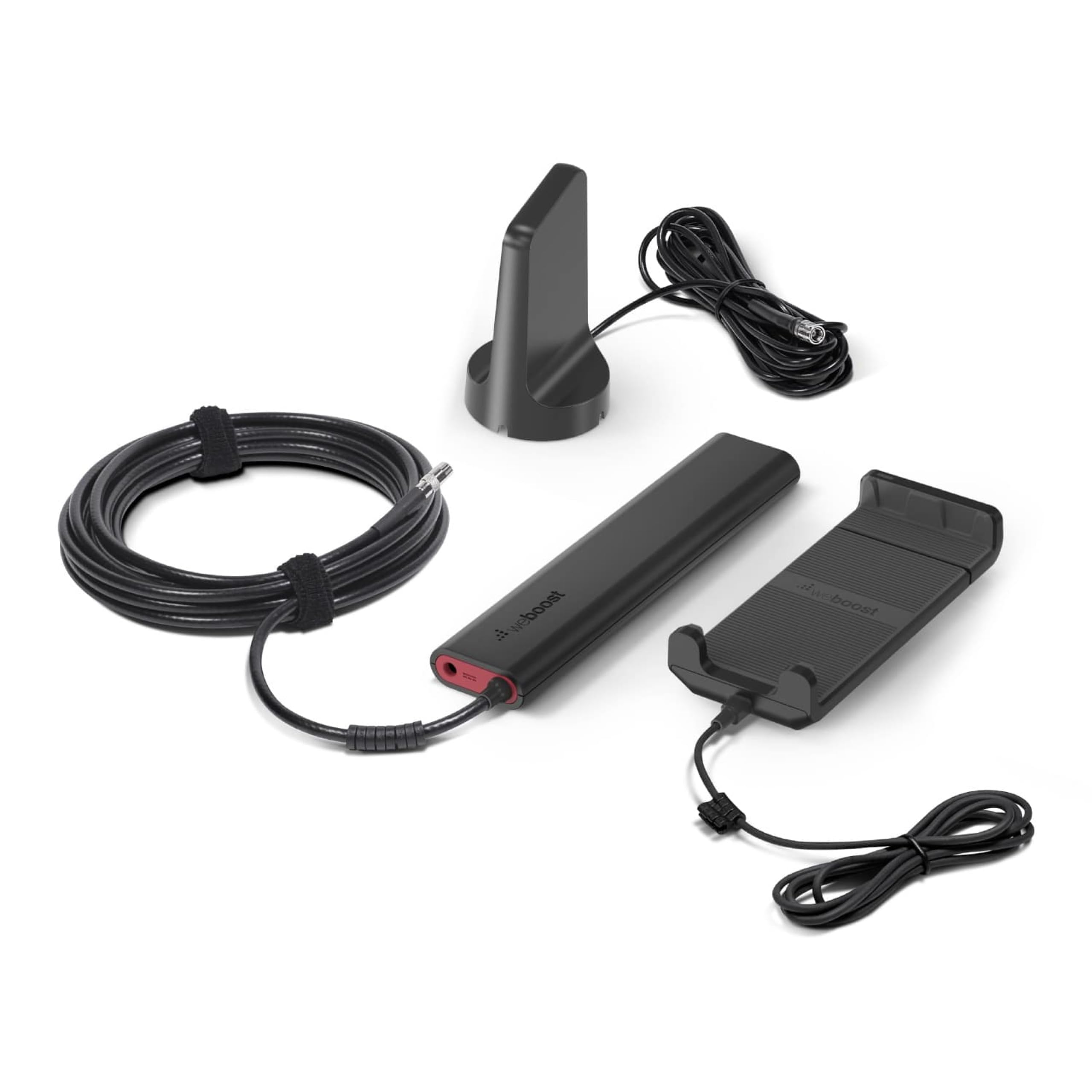 weBoost Drive Sleek - Model 470135 - Portable Signal Booster for Cars, SUVs, Trucks & Vans - 5G & 4G LTE Cellular Signal Booster for All US Carriers - Includes Booster & Antennas - FCC-Approved