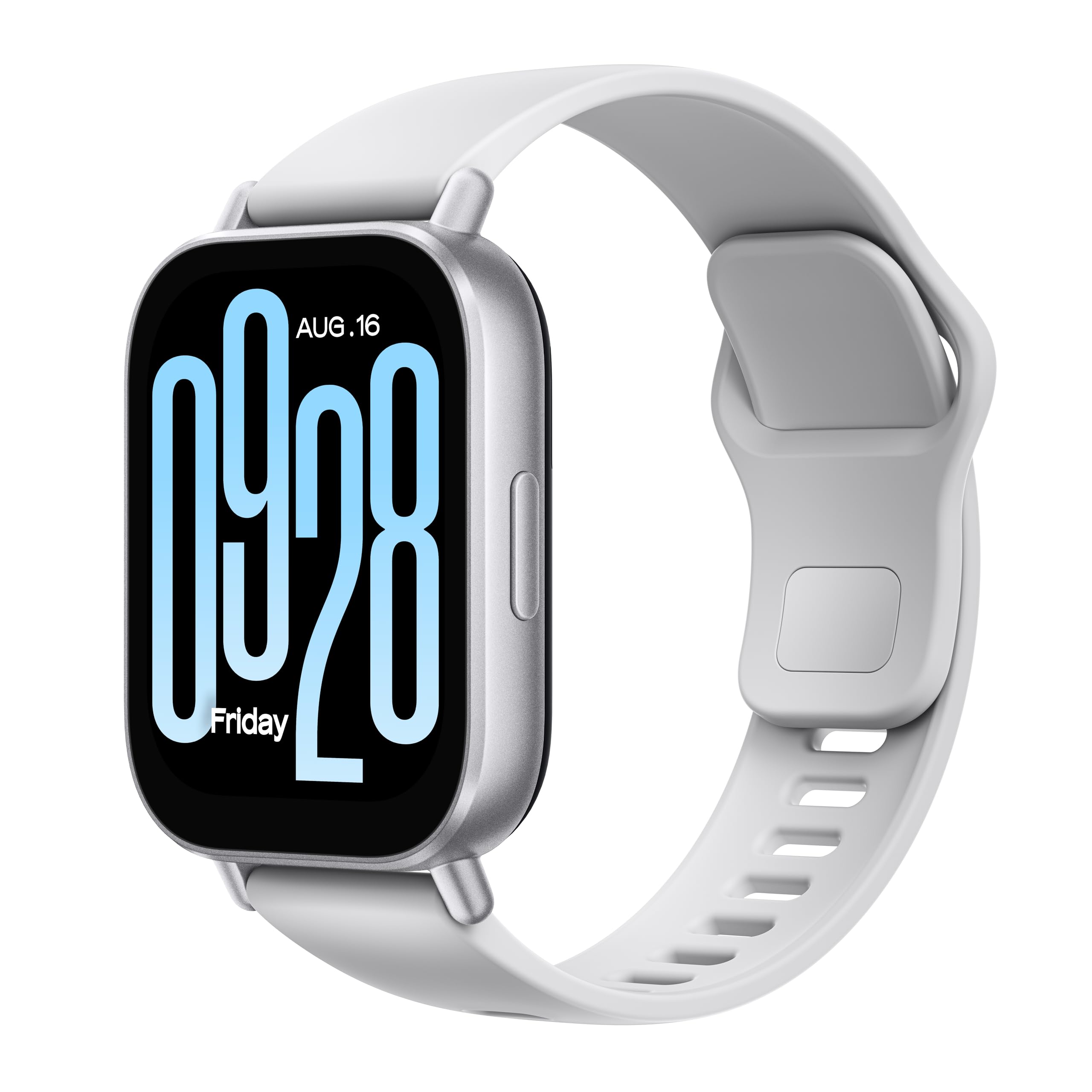 Xiaomi Redmi Watch 5 Active Smartwatch, 2.0" LCD Display, 18 Days of Battery Life, 140+ Sports Modes, 5ATM Waterproof, Bluetooth Calling, Fitness-Tracker- Matte Silver