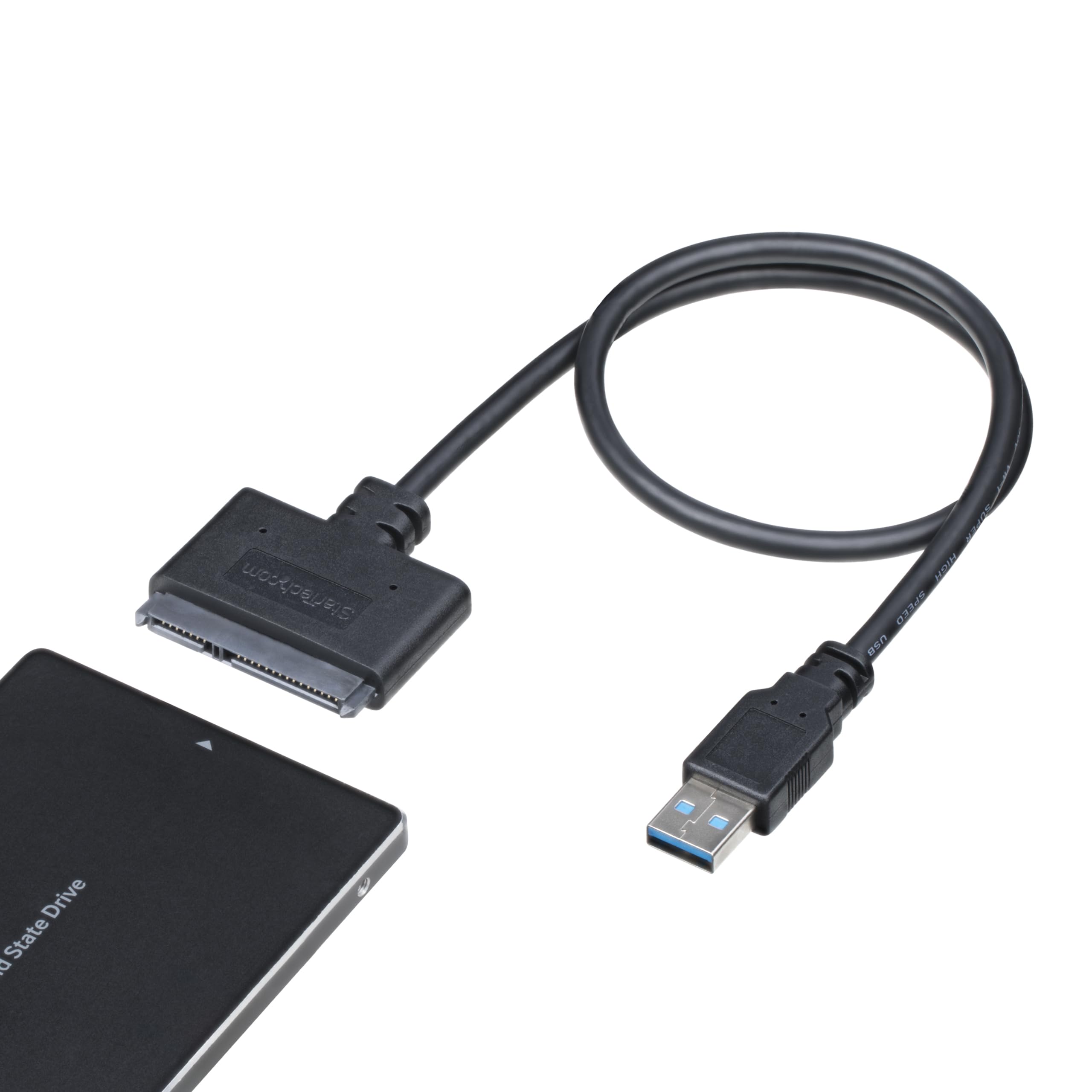 StarTech.com SATA to USB Cable - USB 3.0 to 2.5” SATA III Hard Drive Adapter - External Converter for SSD/HDD Data Transfer (USB3S2SAT3CB)