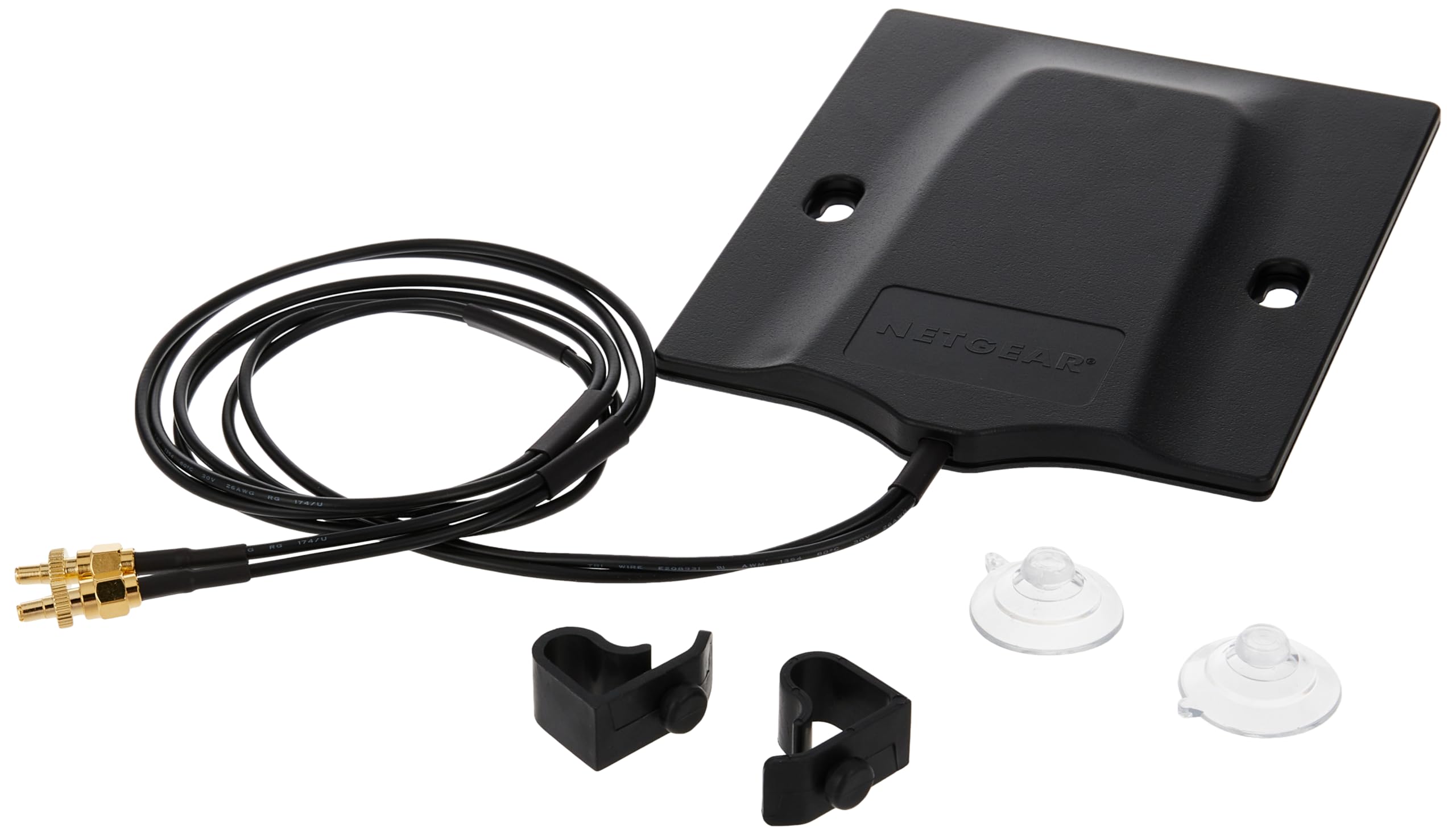 NETGEAR Omnidirectional MIMO Antenna (6000451) - Boosts Performance of Internal Antennas, Compatible with M5 (MR5200) & M6 (MR6150 & MR6550) Hotspot Routers, Includes 2 TS-9 and 2 SMA Connectors