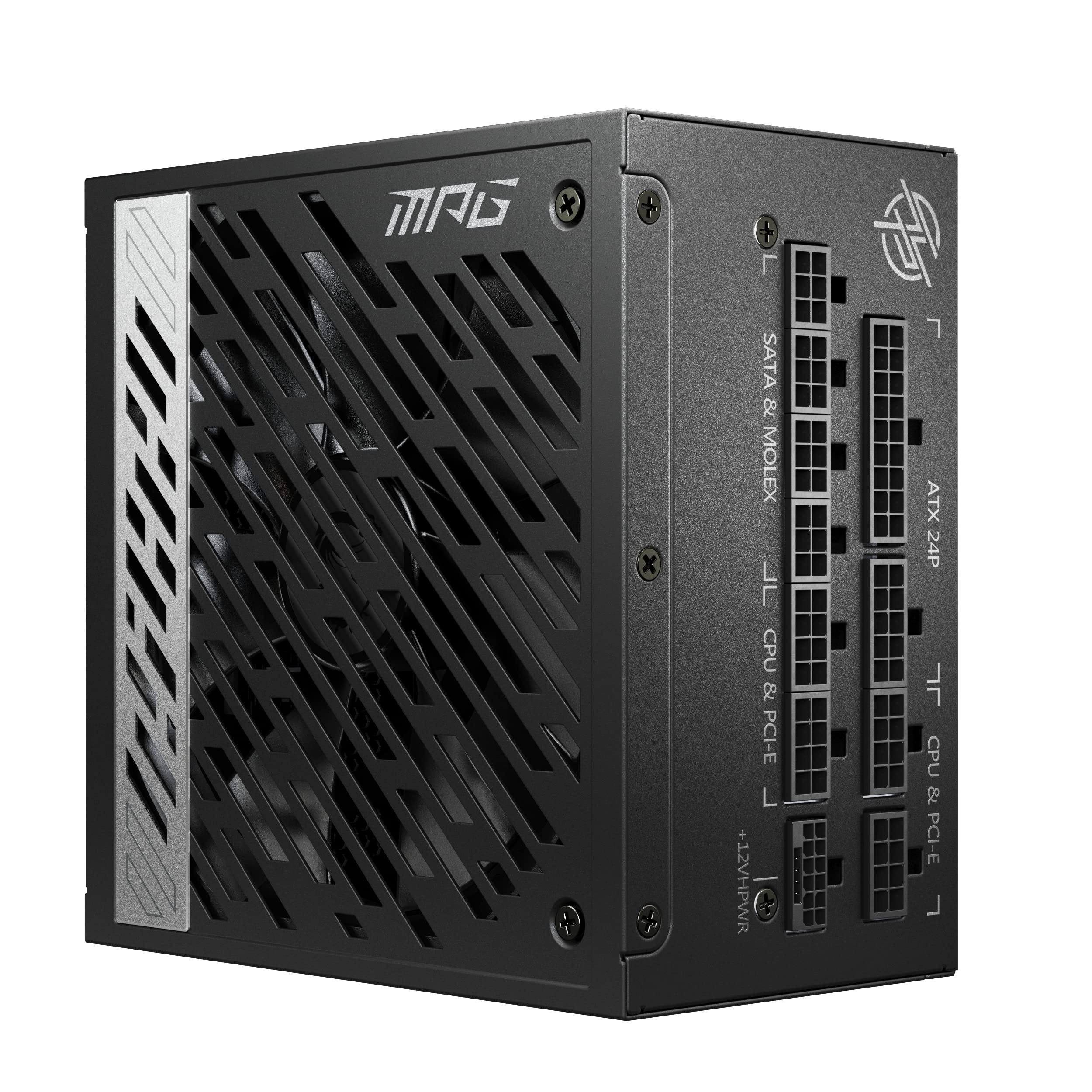 MSI MPG A1000G PCIE 5.1 & ATX 3.1 Gaming Power Supply - Full Modular - 80 Plus Gold Certified 1000W - 100% Japanese 105°C Capacitors - Compact Size - ATX PSU - 10 Year Warranty