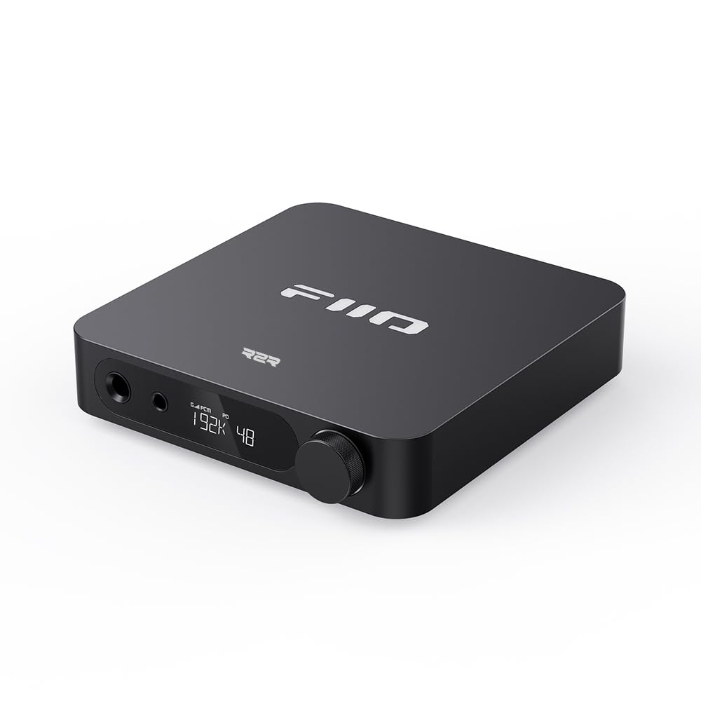 FIIO K11 Compact Desktop R2R Architecture DAC and Headphone Amplifier (Black)
