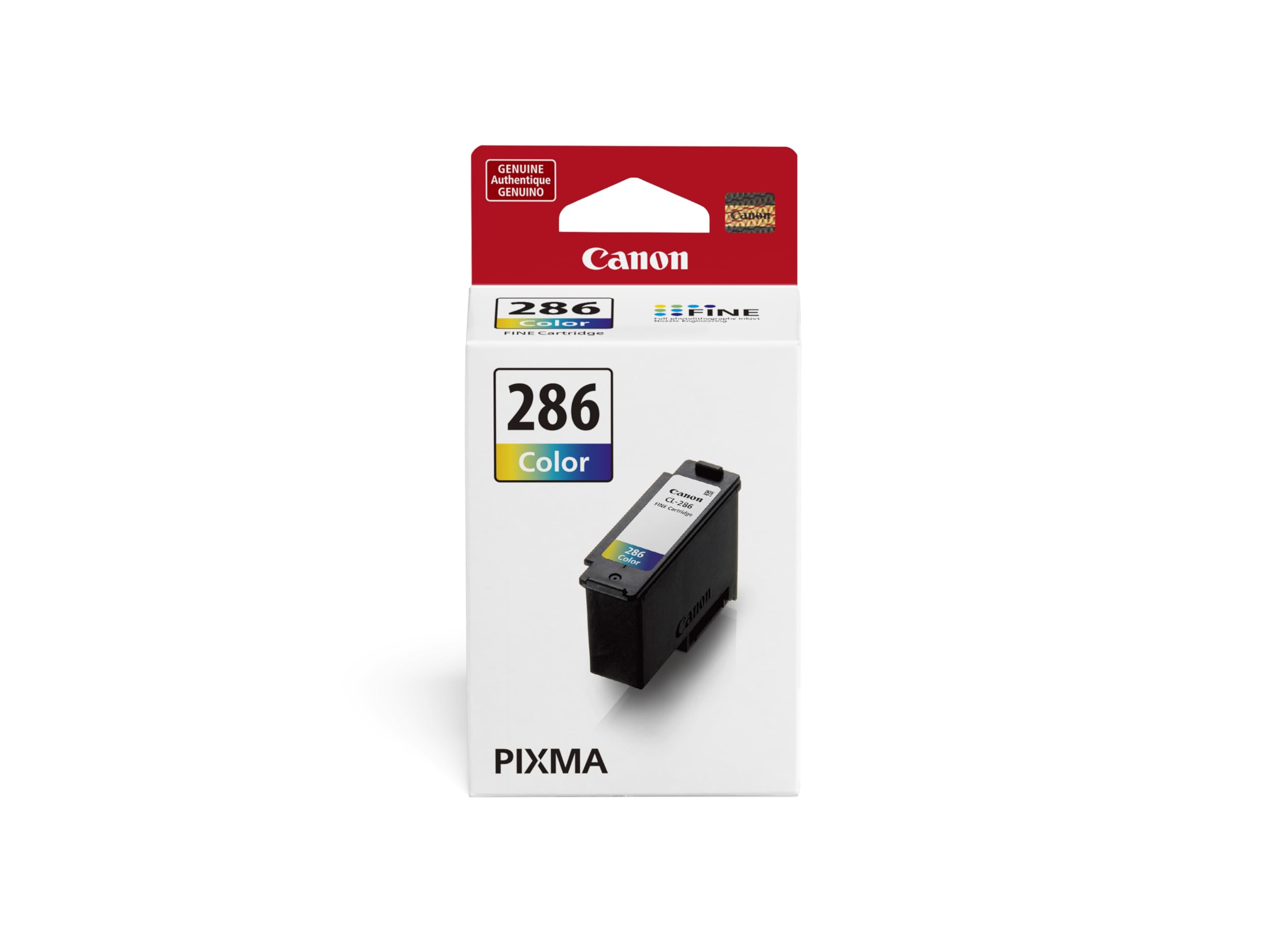 Canon CL-286 Genuine Color Ink Cartridge, Compatible with TR7820, TS7720/7722