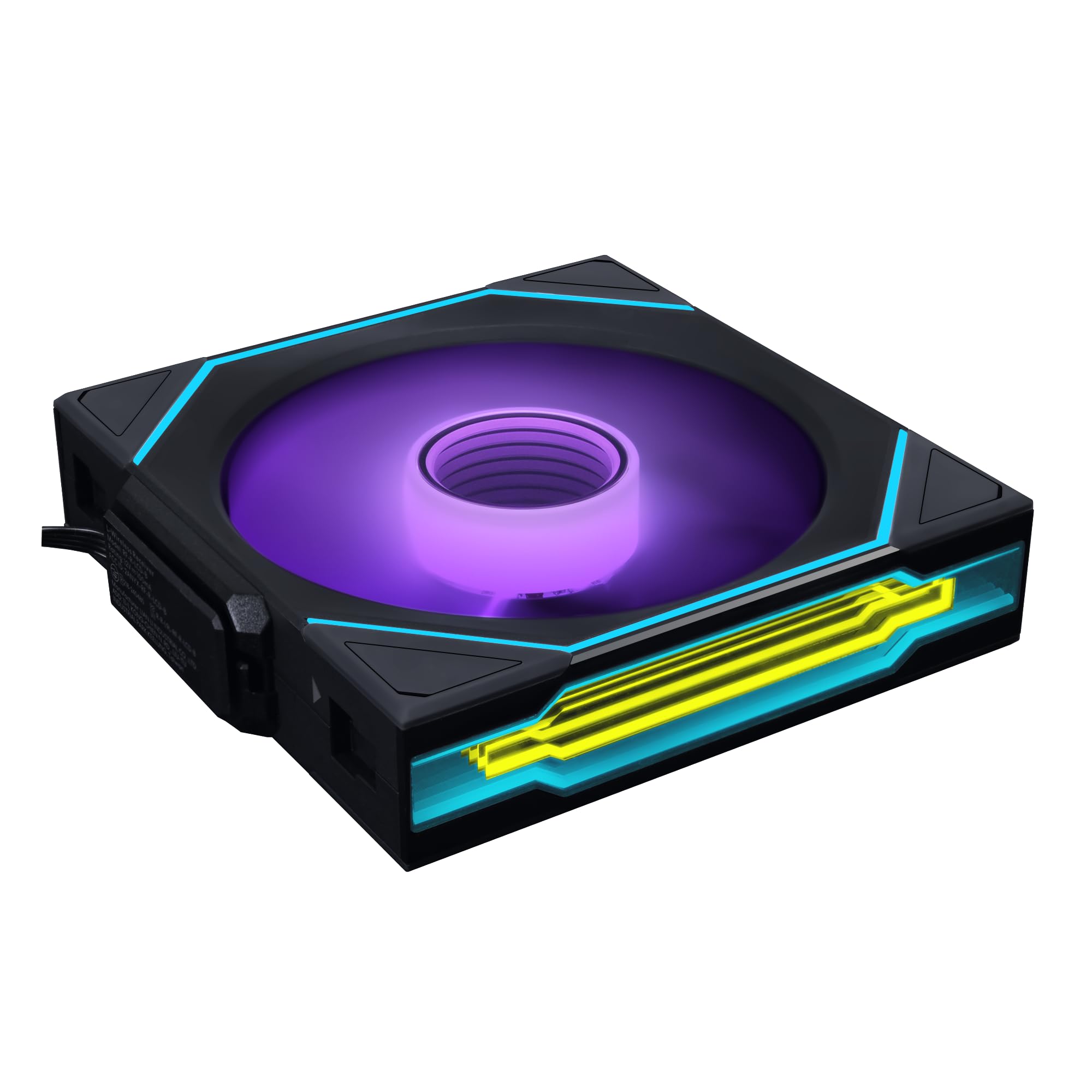 Lian Li UNI Fan SL-Infinity Wireless - 120 Single Pack - 2.4 GHz Wireless Signal Control - ARGB Fan - Double Infinity Mirror - Low Noise - Controller NOT Included & Required - Black (12SLIN1W1B)