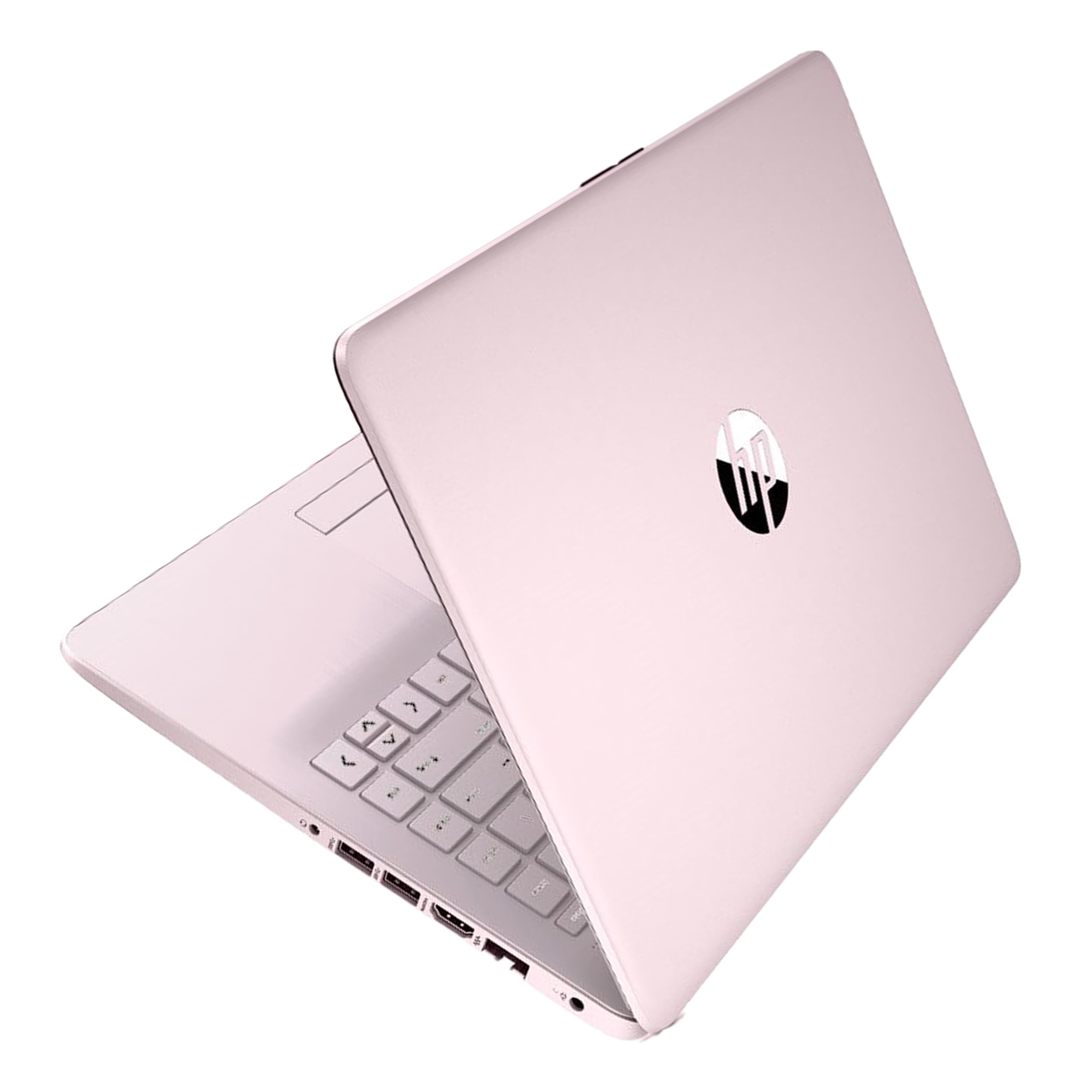HP Stream 14" HD BrightView Laptop, Intel Celeron N4120 Processor, 4GB RAM, 64GB Storage, Intel HD Graphics, 720p Webcam, 1 Year Office 365, Pink, Win 11 S, 32GB Hotface USB Card