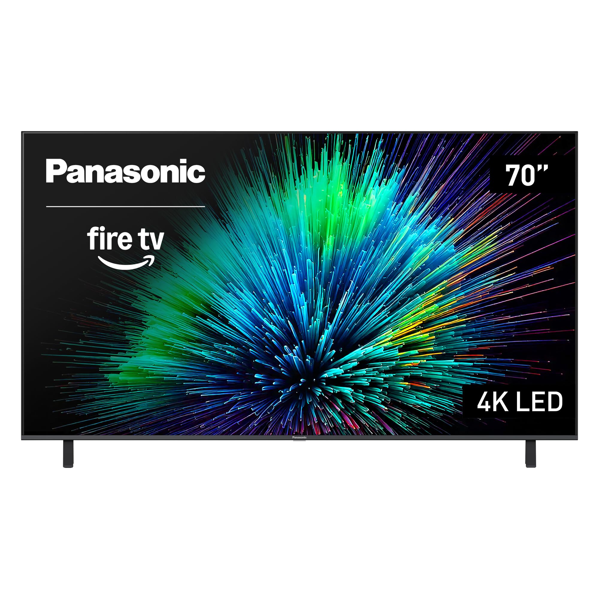 Panasonic W70 Series (2025 Model) 70" LED 4K Ultra HD Smart Fire TV, Press & Ask Alexa, Apple AirPlay, HDR10+, HDMI 2.1, and Bluetooth Support - 70W70BP