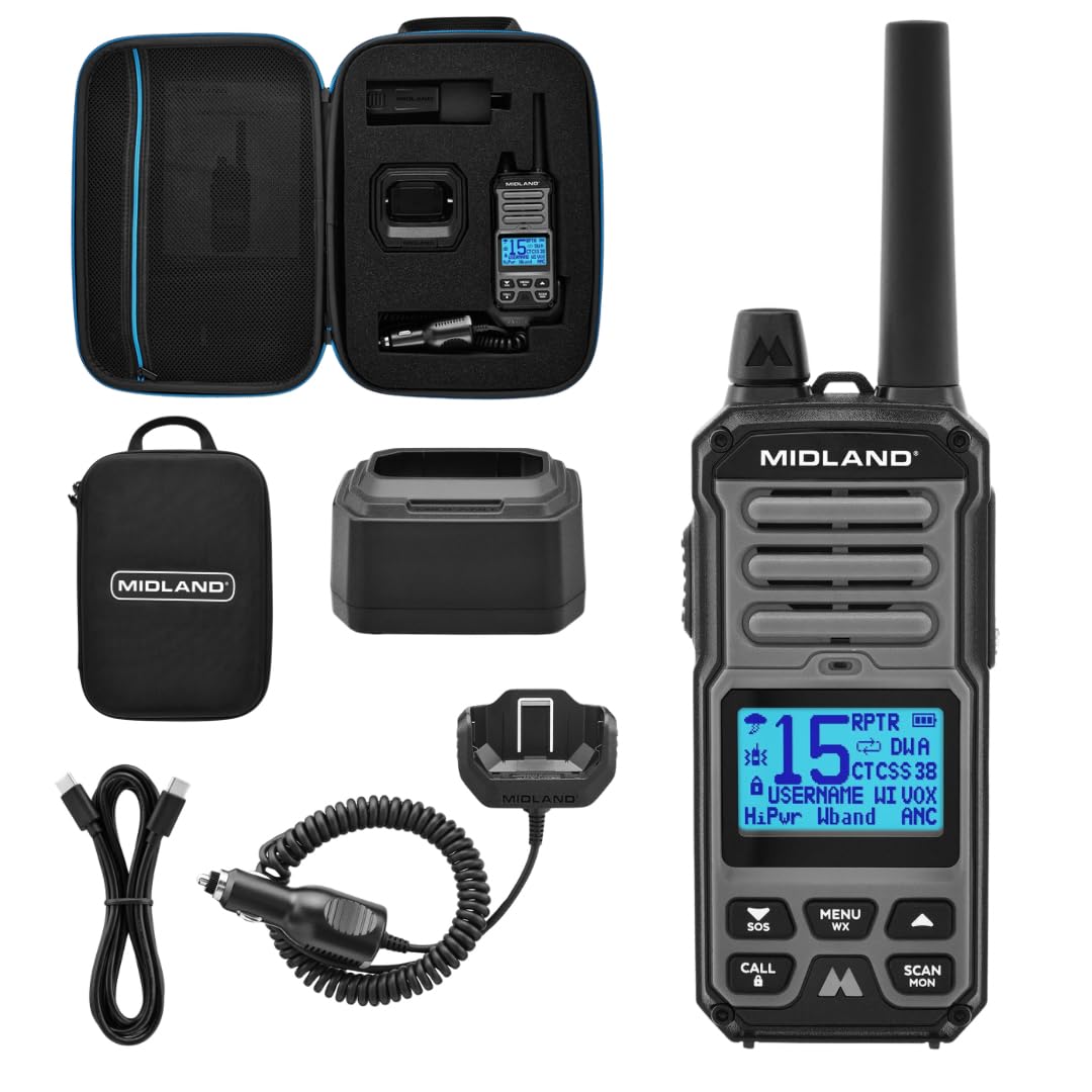 Midland GXT67 Pro GMRS Two Way Radio