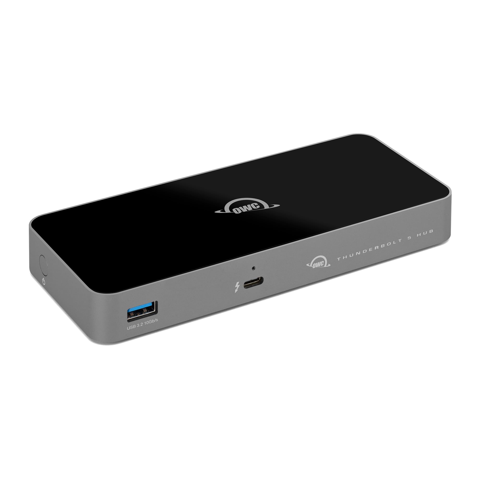 OWC Thunderbolt 5 Hub, 3 x Thunderbolt 5 Ports, USB-A Port, Up to 80/120Gb/s, Up to 3 8k displays, 140 w Power & Charging, Compatible with Mac & PC, Thunderbolt 5/4/3, USB4 & USB-C