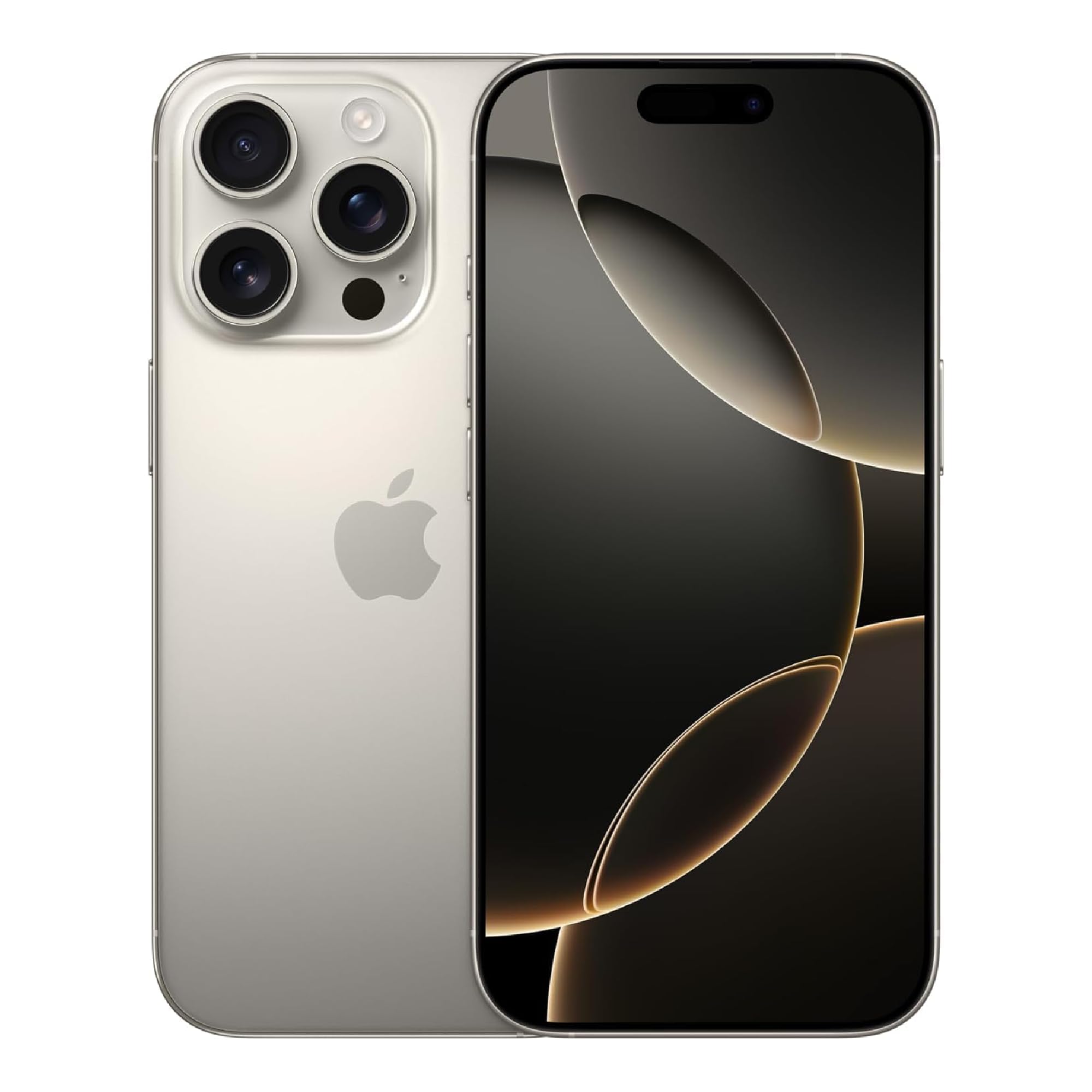 Apple iPhone 16 Pro Max, US Version, 1TB, Natural Titanium - Unlocked (Renewed)