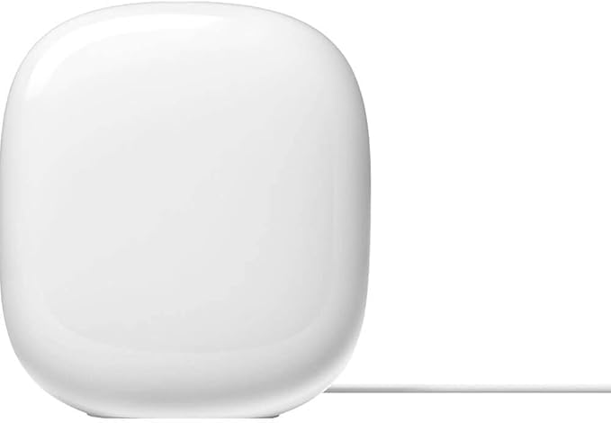 Google Nest WiFi Pro 6E GA03030-US Mesh Router [Color Snow] (Renewed)