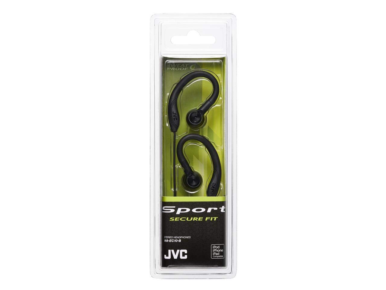 JVC Earclip Earbud Sport Earbud Earclip Black (HAEC10B) (HA-EC10B)