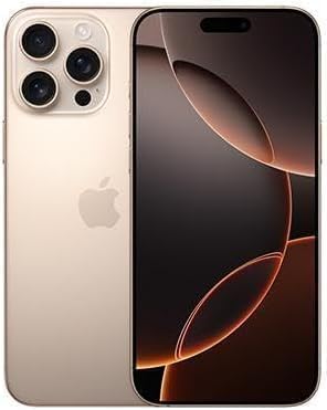Apple iPhone 16 Pro, US Version, 128GB, Desert Titanium for T-Mobile (Renewed)
