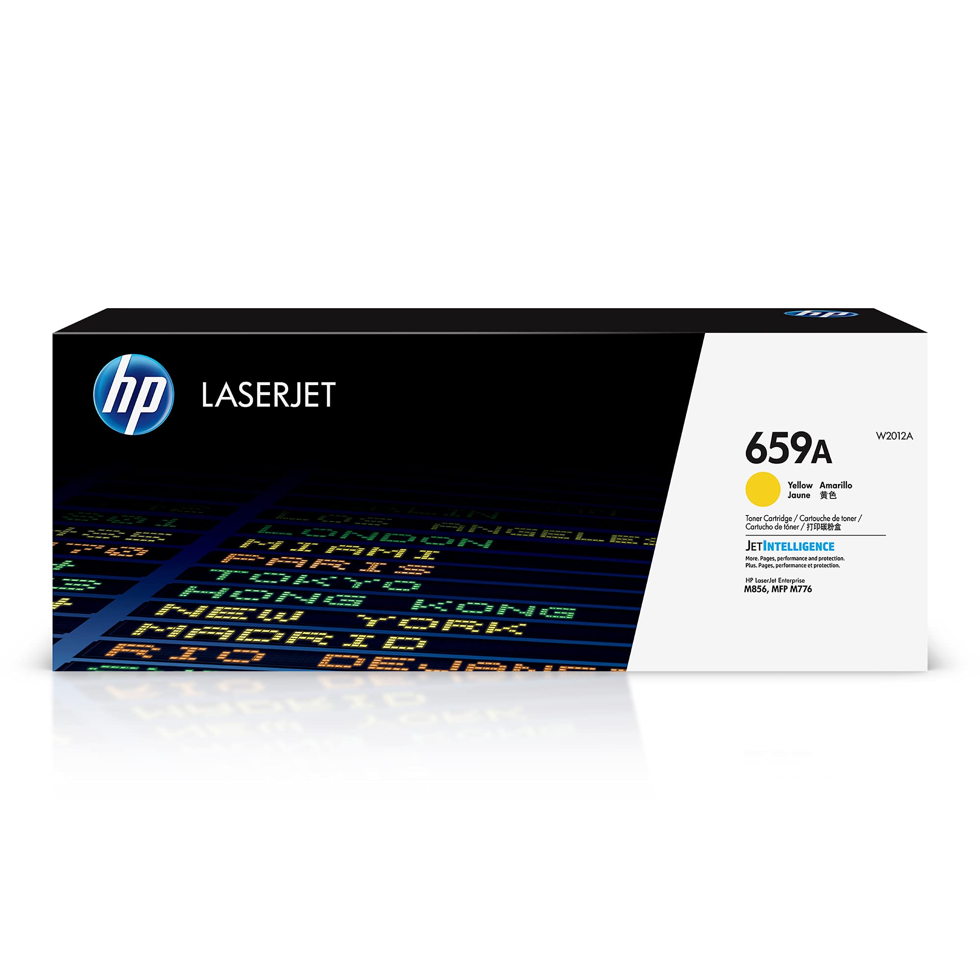 HP 659A Yellow Toner Cartridge | Works with HP Color LaserJet Enterprise M856, HP Color LaserJet Enterprise MFP M776 Series | W2012A
