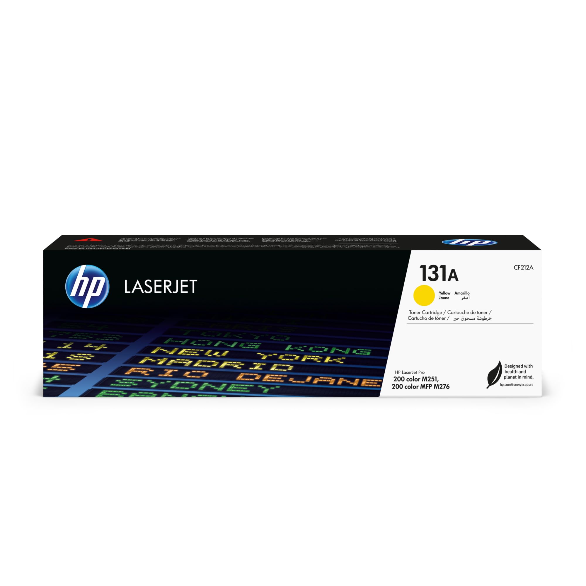 HP 131A Yellow Toner Cartridge for HP Printers | Works with Printer Series: LaserJet Pro 200 color M251, LaserJet Pro 200 color MFP M276 | CF212A