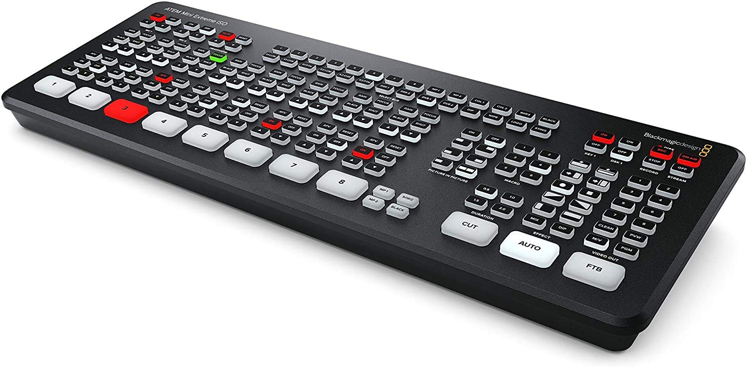 Blackmagic Design ATEM Mini Extreme ISO HDMI Live Stream Switcher (SWATEMMINICEXTISO)