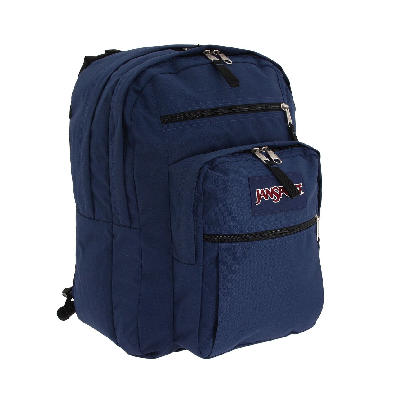 JanSport Big Laptop Backpack for College - Computer Bag with 2 Compartments, Ergonomic Shoulder Straps, 15” Laptop Sleeve, Haul Handle - Book Rucksack, Navy