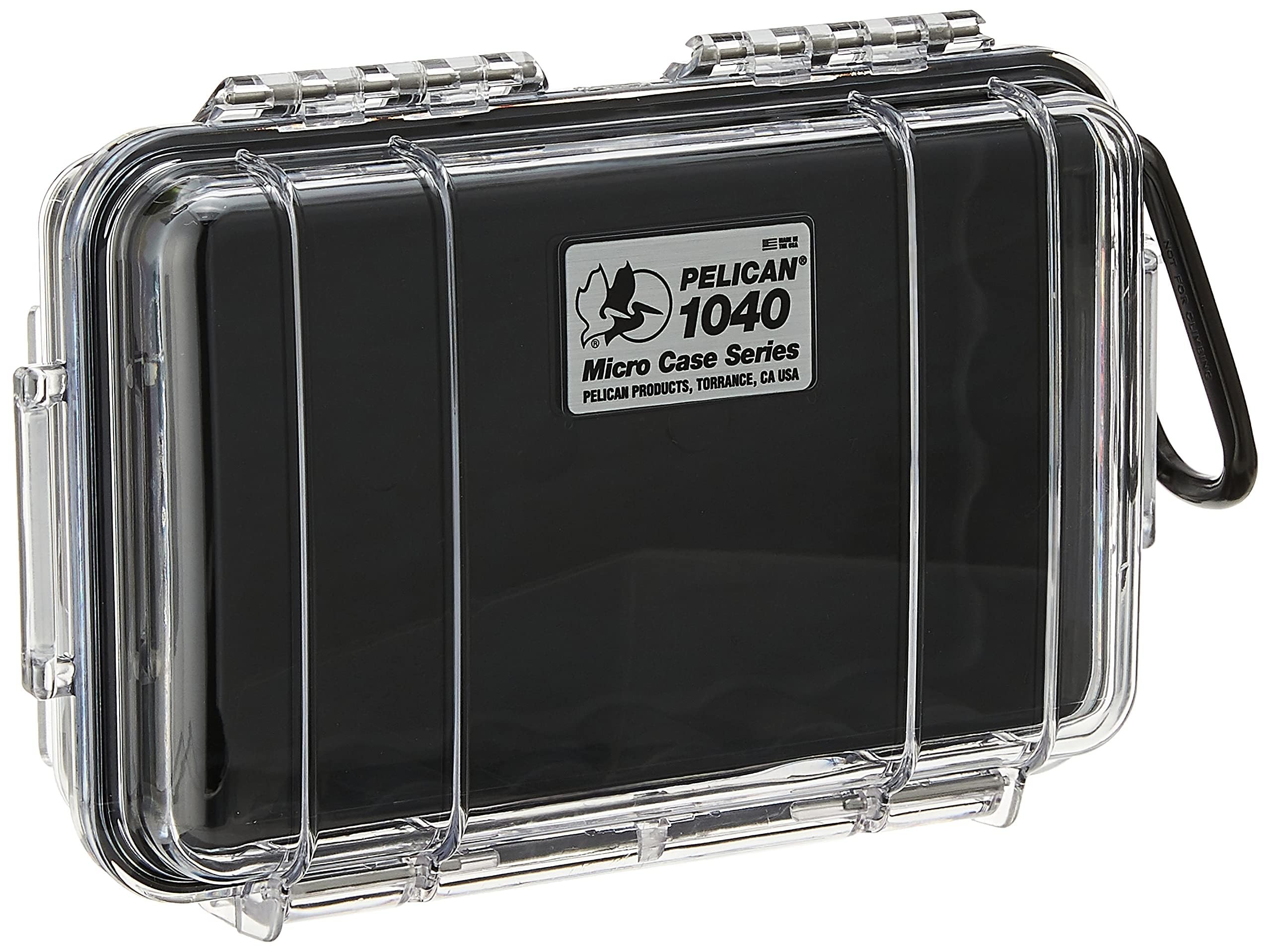 Pelican 1040 Micro Case (Black/Clear)