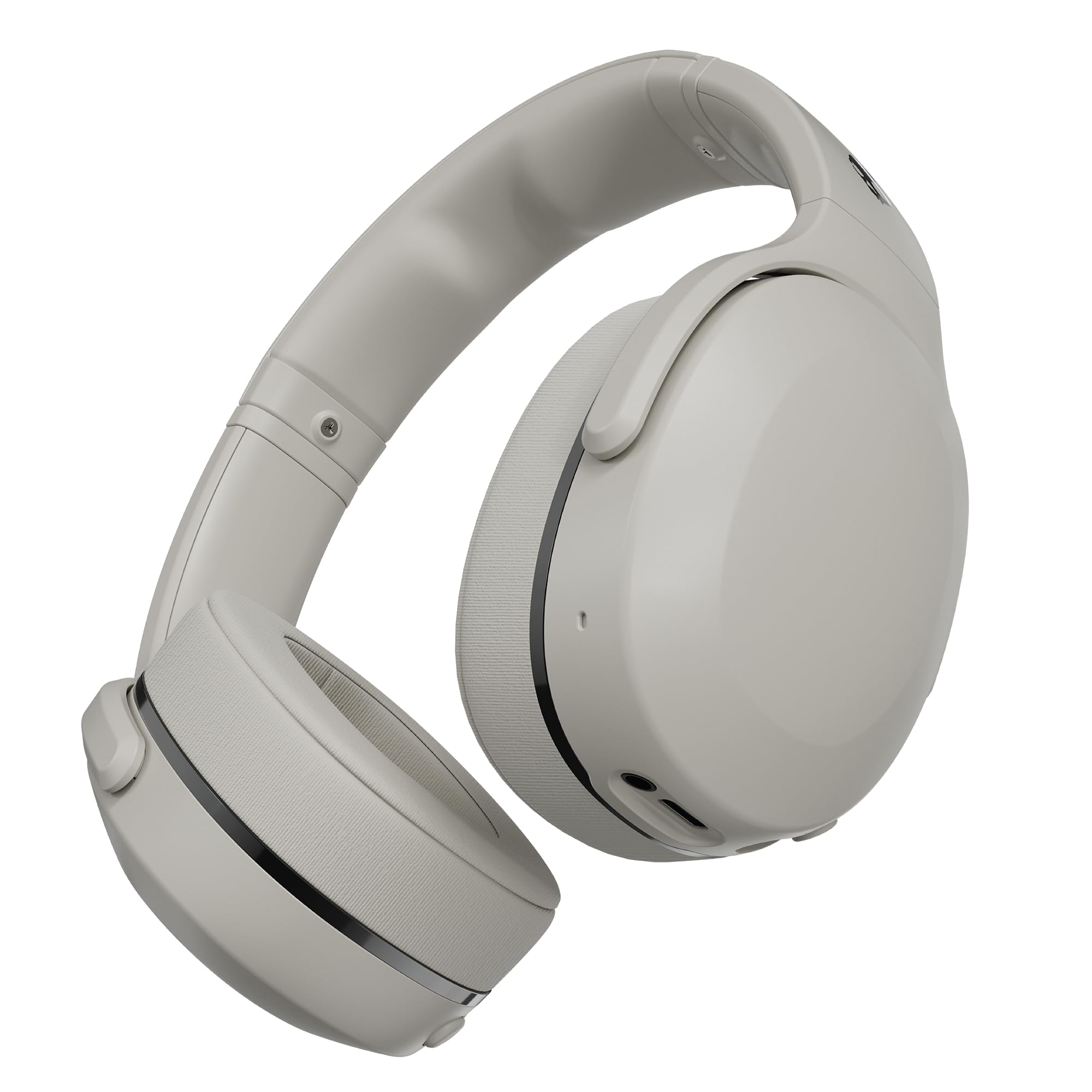 Skullcandy Crusher 540 Active Wireless Bluetooth Headphones with Multi-Sensory Bass, Noise Isolating Over-Ear Fit, Sweat and Water Resistant, 40 Hours Battery, Microphone for iPhone Android - Concrete