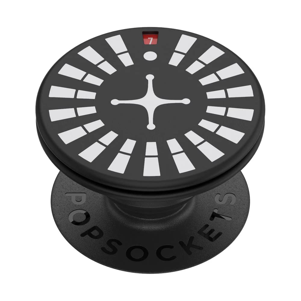 PopSockets Phone Grip with Expanding Kickstand, Backspin PopSocket, Spinning PopSockets - Roulette