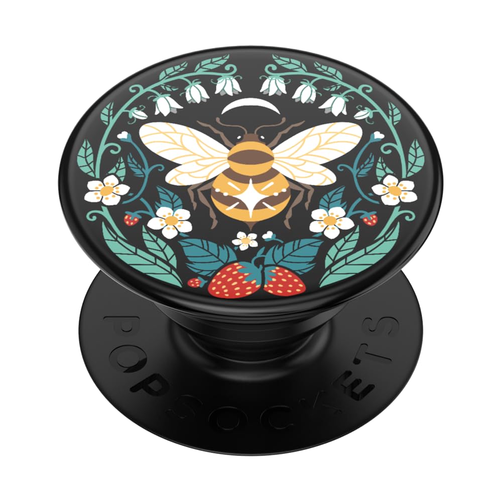 ​​​​PopSockets Phone Grip with Expanding Kickstand, Adhesive Grip, Cute PopSockets - Bee Boho