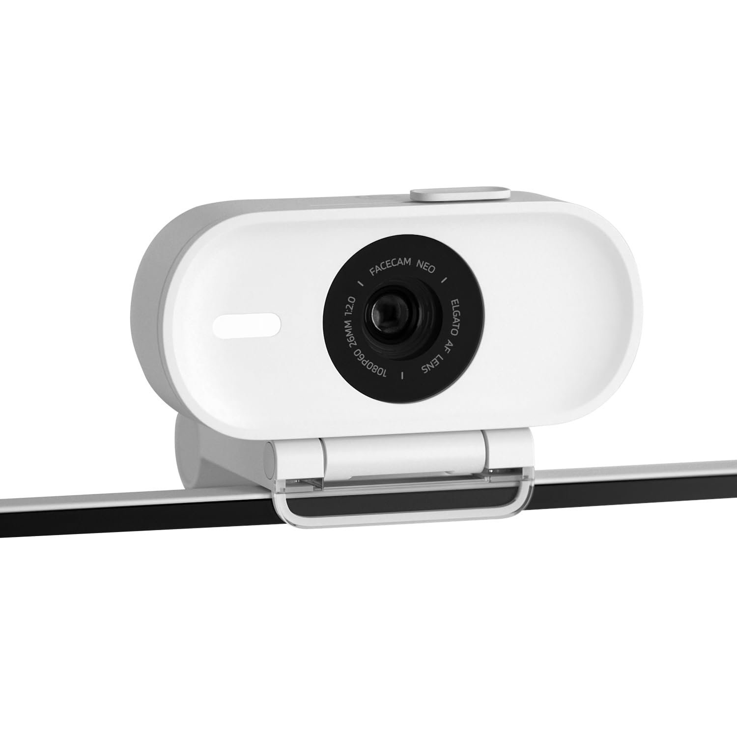 Elgato Facecam Neo – Full HD Webcam with Easy-Slide Privacy Shutter, Light Correction, For Video Calls, Streaming, Teams/Zoom/Slack/OBS/Twitch/Youtube, and more – USB-C/Plug & Play on PC/Laptop/Mac