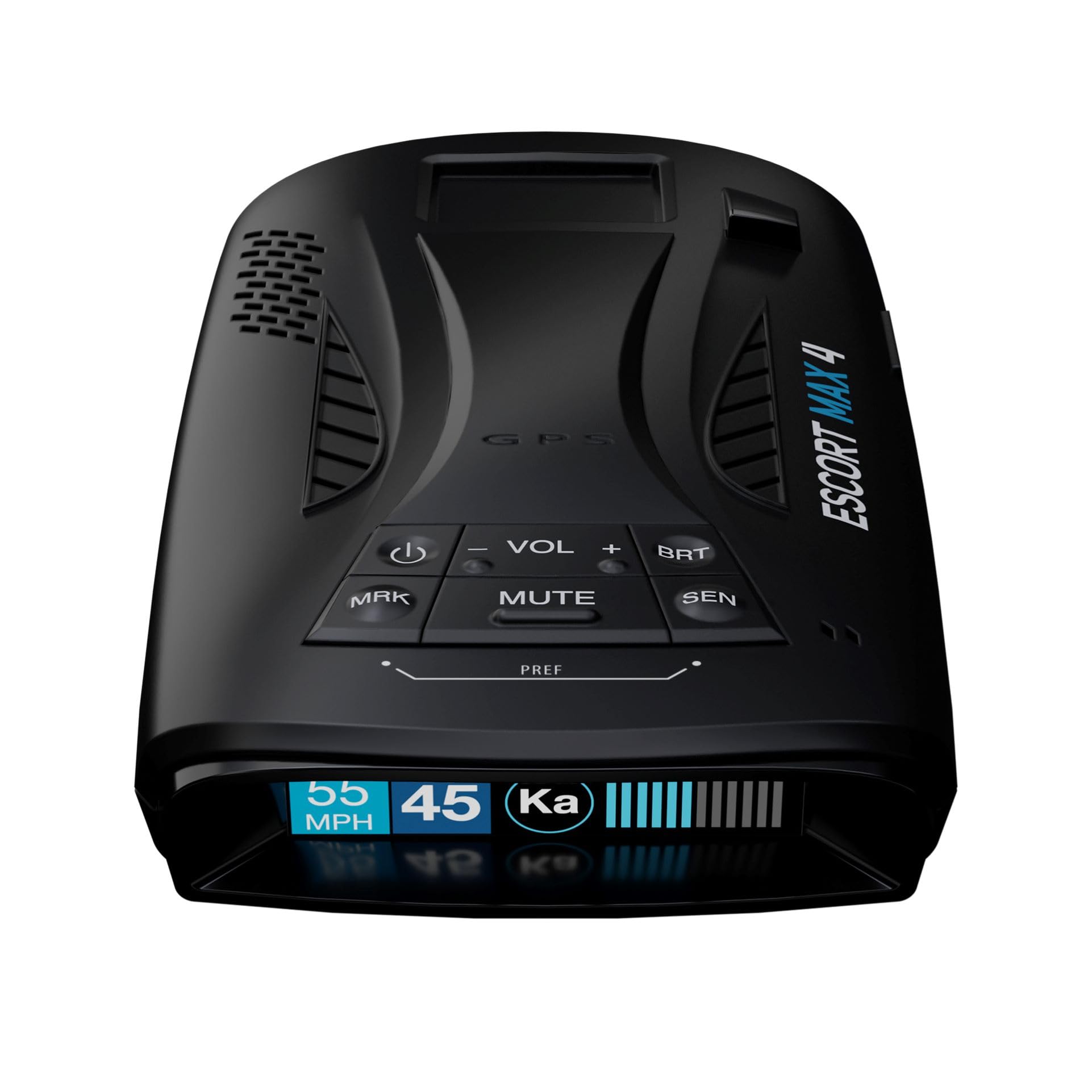 Escort MAX 4 Radar Detector – 2X The Filtering Accuracy, AutoLearn Intelligence, Advanced Detection Range, Built-in GPS and Bluetooth Connectivity, Apple CarPlay and Android Auto Compatible