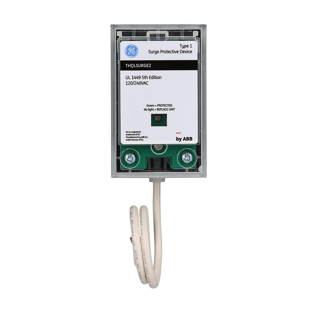 ABB THQLSURGE2 Type 1 Surge Protective Device • Plug-On SPD with Pigtail for Power Supply Systems • Whole-Home or Office Protection • Compatible with PowerMark™ Load Centers