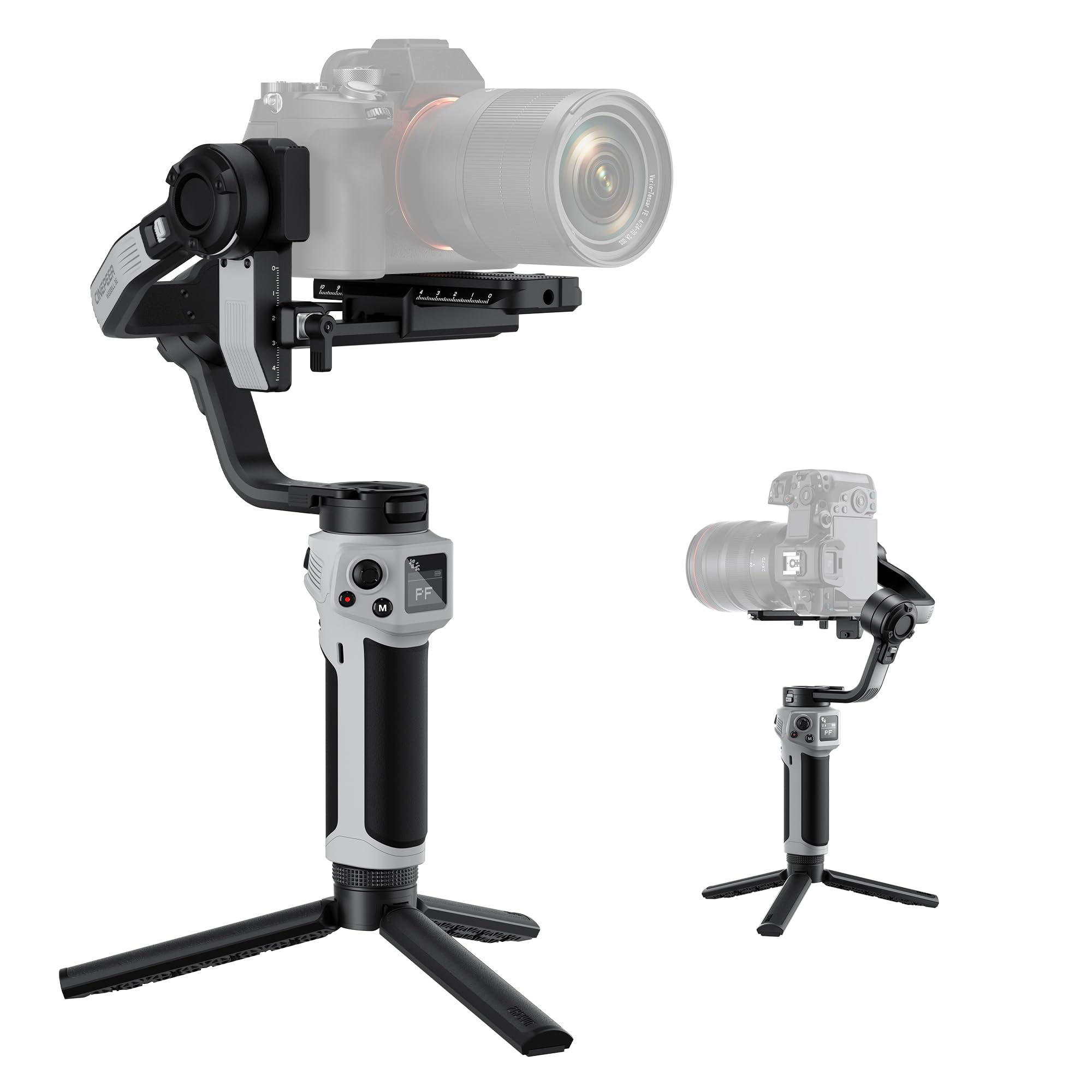 ZHIYUN CINEPEER Weebill 3E, 3-Axis Lightweight Gimbal Stabilizer for DSLR & Mirrorless Camera Canon/Sony/Panasonic/Nikon, 3KG Payload, Native Vertical Shooting, Bluetooth Shutter Control