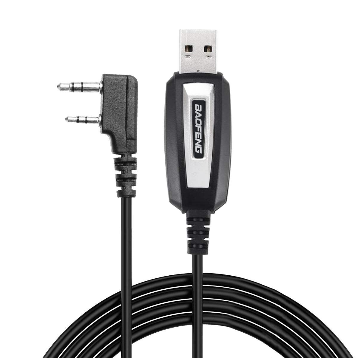 BAOFENG USB Programming Cable CH340 Chip Compatible UV-5R Mini BF-F8HP Pro 5RM UV-32 DM32 K5PLUS GMRS GM-15PRO UV-5G Plus GM21 AR-152 UV-21R Quansheng UV-K5 8 Ham Radio Accessories
