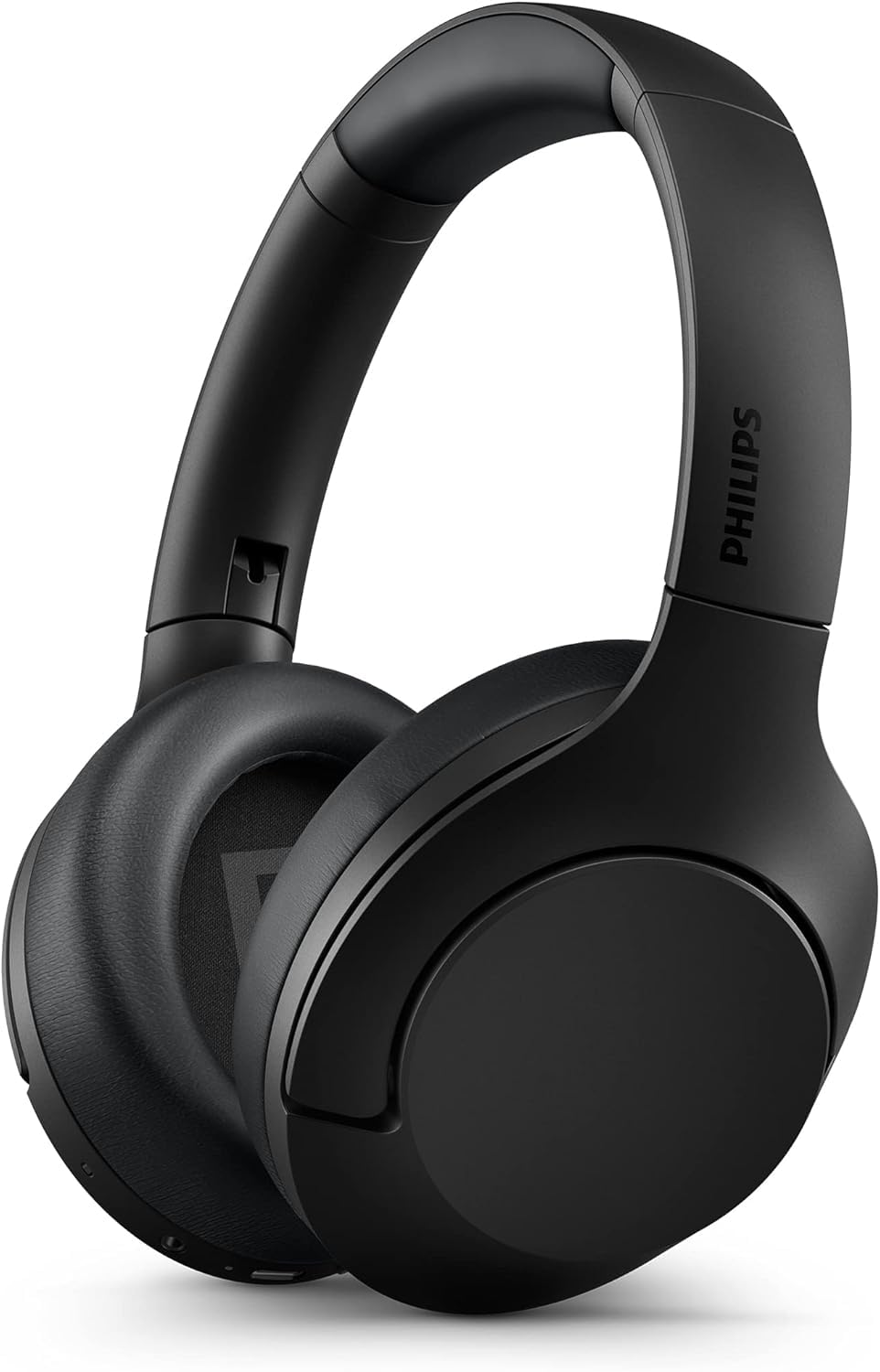 Philips H8506 Over-Ear Bluetooth Headphones with Noise Canceling Pro, Hi-Res Audio, 60-Hour Battery, Fast Charging, Lightweight, Soft Ear Cups, Bluetooth Multi-Point, App Control, Black