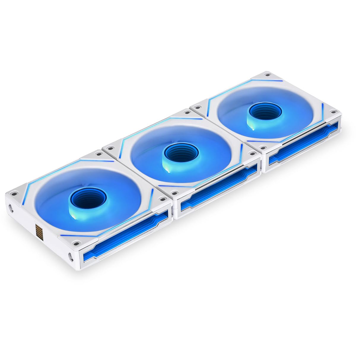 Lian-Li UNI FAN SL-Infinity 120mm ARGB Case Fan with Controller, 3-Pack - White