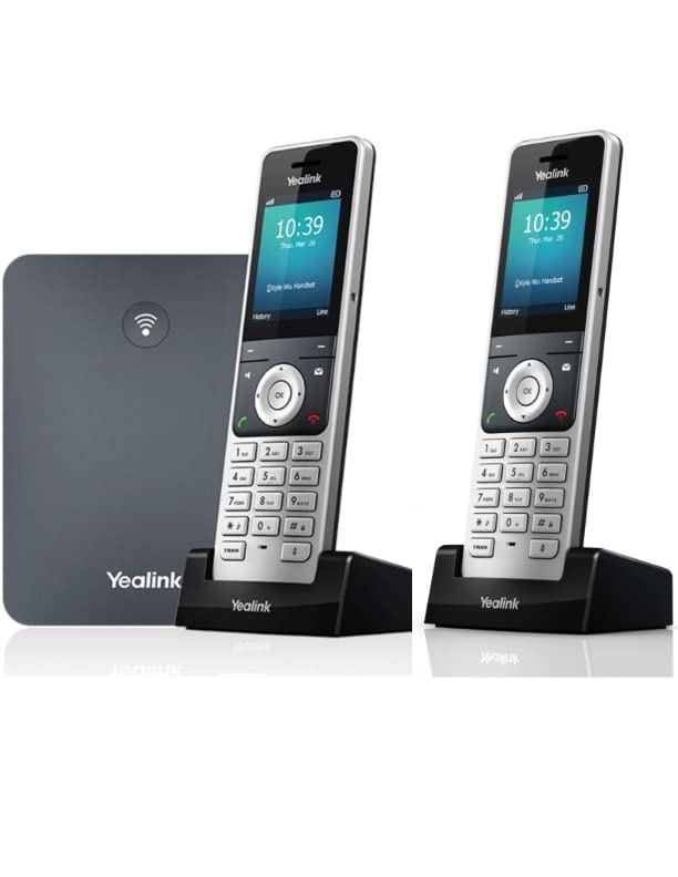 Yealink IP Phone W76P Bundle of W70B Base and W56H handset + 1-Unit W56H Handset… (1 x W56H)