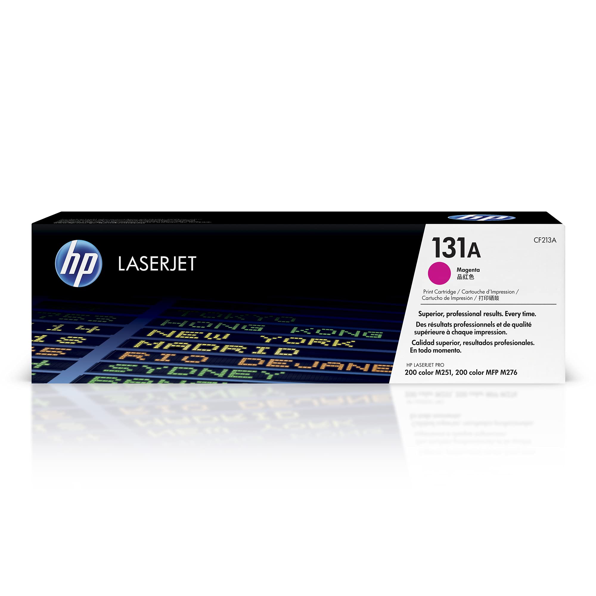 HP 131A Magenta Toner Cartridge for HP Printers | Works with Printer Series: LaserJet Pro 200 color M251, LaserJet Pro 200 color MFP M276 | CF213A