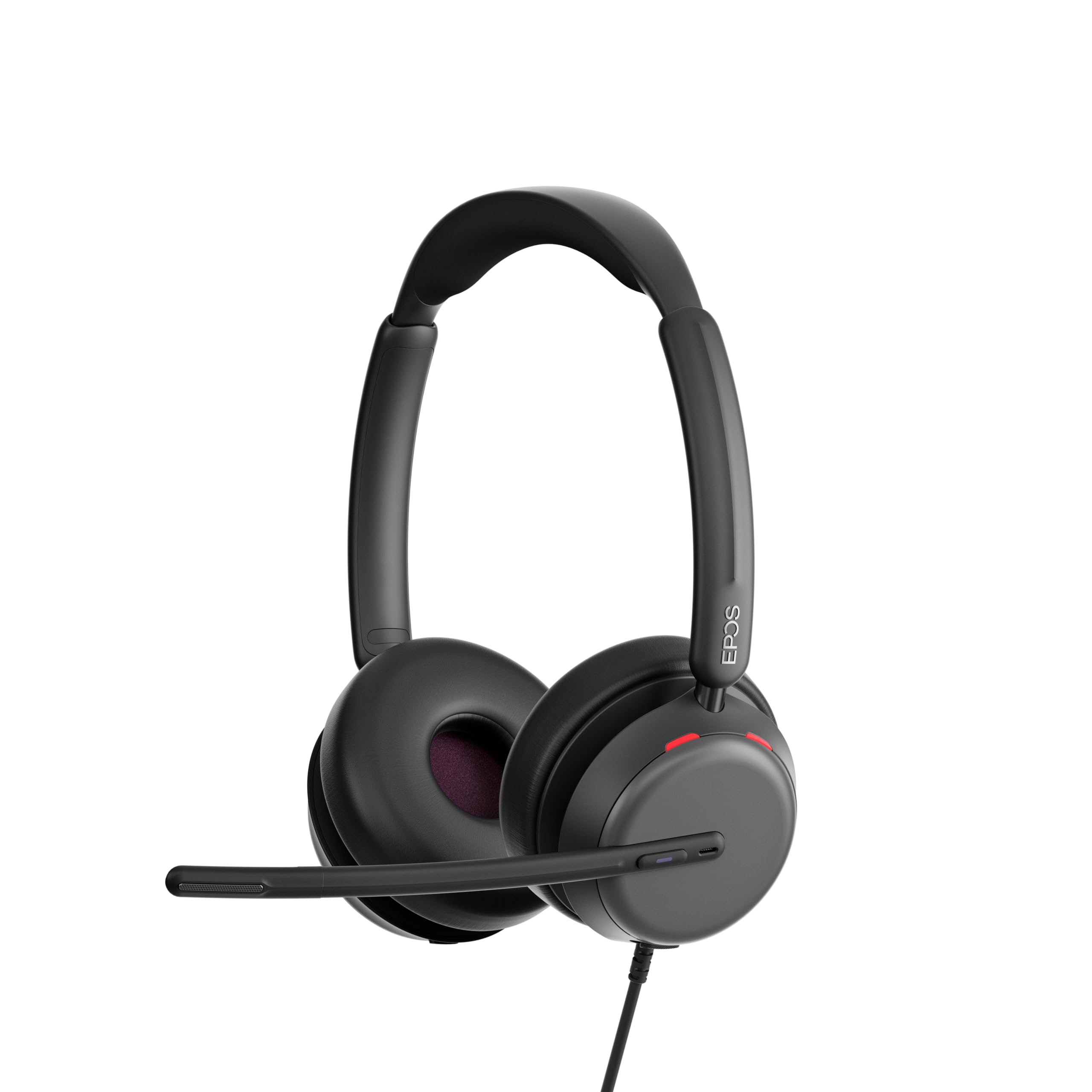 EPOS Impact 860T ANC Dual-Sided Wired Headset with Active Noise Cancellation, Microsoft Teams Certified, USB C and USB A, Super Wideband Audio, Ideal for Office Calls, Zoom, Home & Hybrid Work