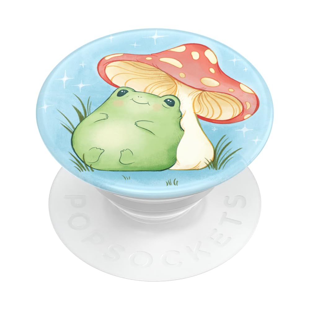 ​​​​PopSockets Phone Grip with Expanding Kickstand, Adhesive Grip - Sleepy Frog