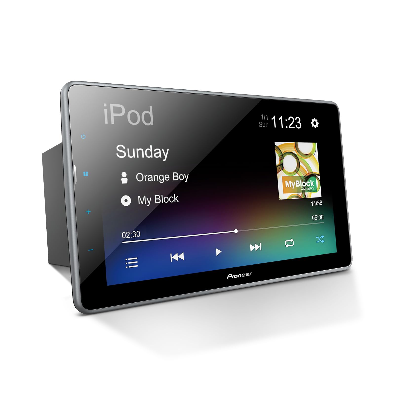 Pioneer DMH-T450EX 9" Capacitive Touchscreen, Floating Display – Alexa, Bluetooth, Backup Camera, FLAC, Short Chassis, USB, AM/FM Radio, 13-Band EQ, RCA Preouts