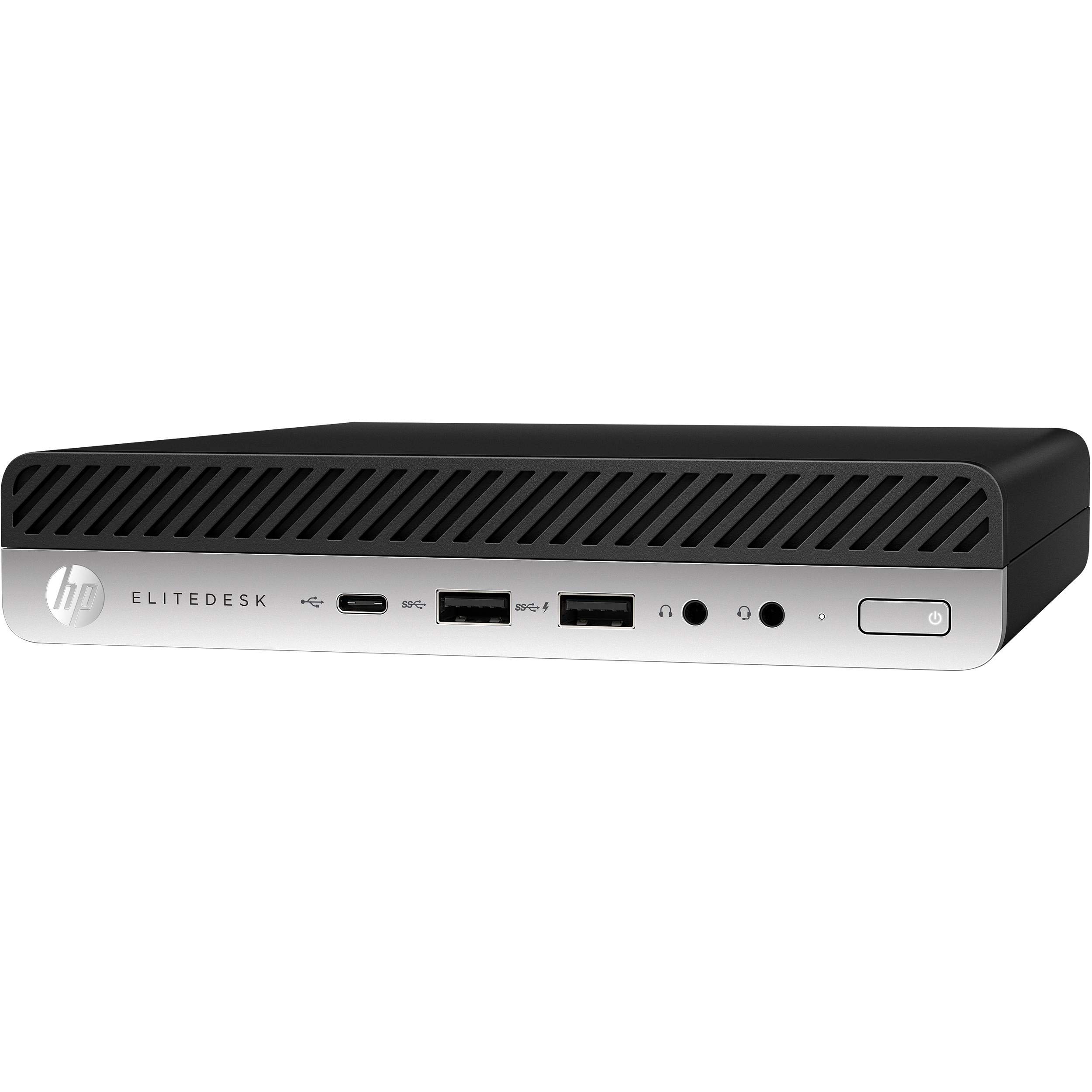 HP EliteDesk 800 G4 Desktop Mini PC, Intel Six Core i5 8500T 2.1Ghz, 32GB DDR4 RAM, 1TB NVMe M.2 SSD, WiFi, USB Type C, Windows 11 Pro (Renewed)