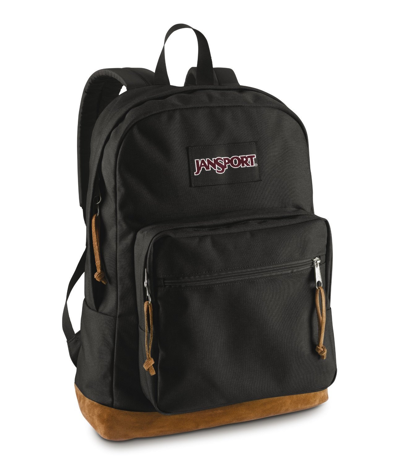 JanSport Right Pack Backpack - Durable Daypack with Padded 15" Laptop Sleeve, Spacious Main Compartment & Integrated Water Bottle Pocket - Black