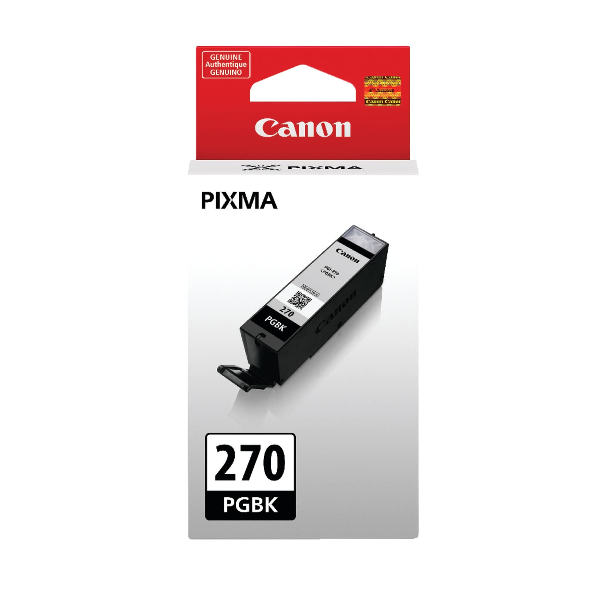 Canon PGI-270 Genuine Pigment Black Ink Tank, Compatible with MG6820, MG6821, MG6822, MG5720, MG5721, MG5722, MG7720, TS5020, TS6020, TS8020, and TS9020 Printers