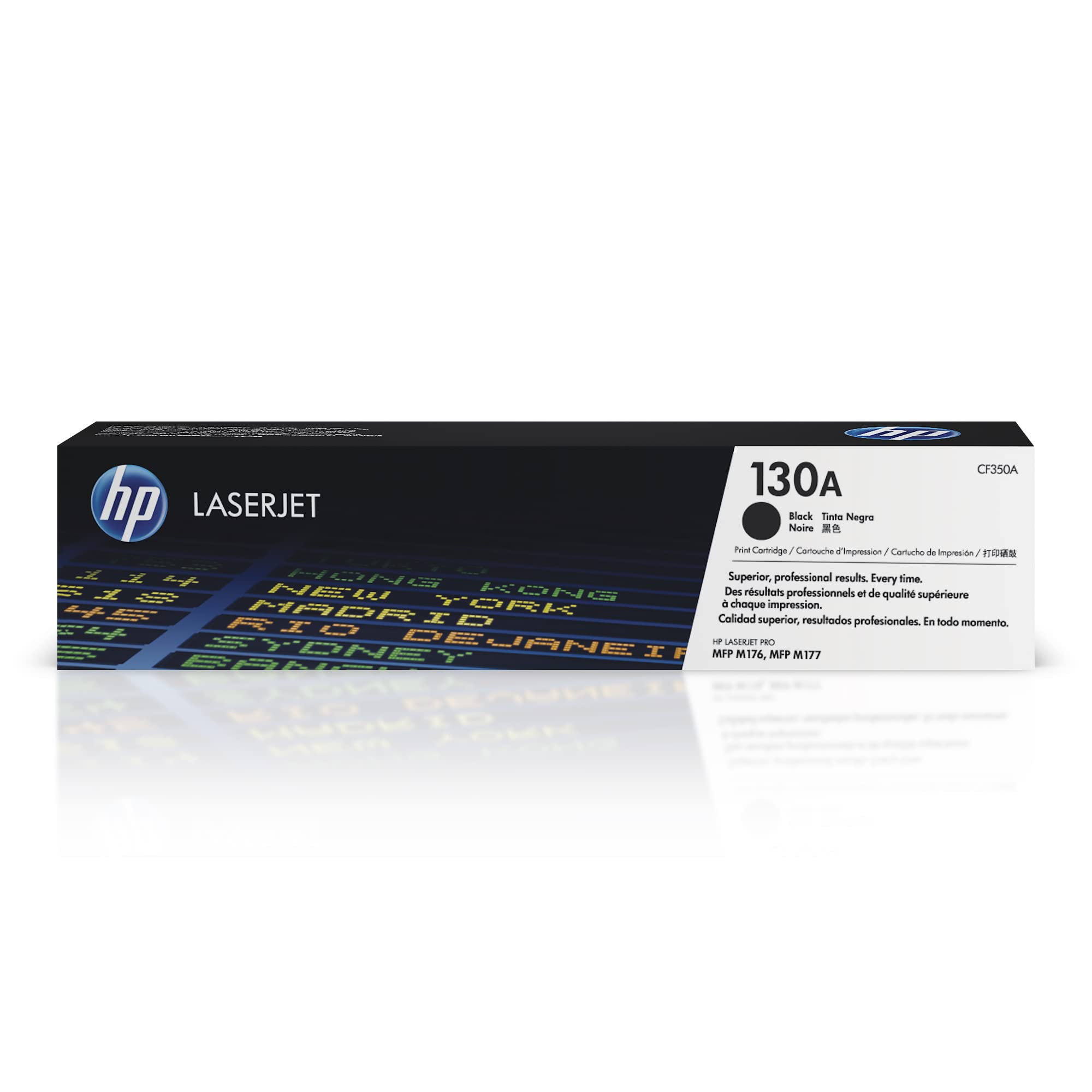 HP 130A Black Toner Cartridge | Works with HP Color LaserJet Pro MFP M176, M177 Series | CF350A