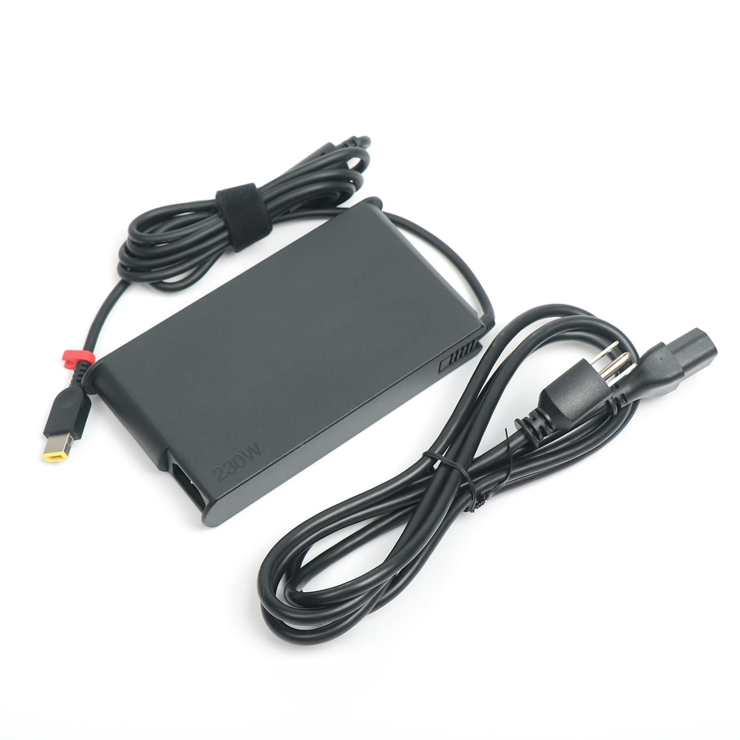 Lenovo 20V 11.5A 230W Slim Tip AC Adapter for Legion 5i Gen 9 Legion Slim 5 Gen 9 (16″ AMD) ThinkBook 16p Gen 4, Compatible P/N: ADL230SCC3A, SA10R16890, 02DL144., Black
